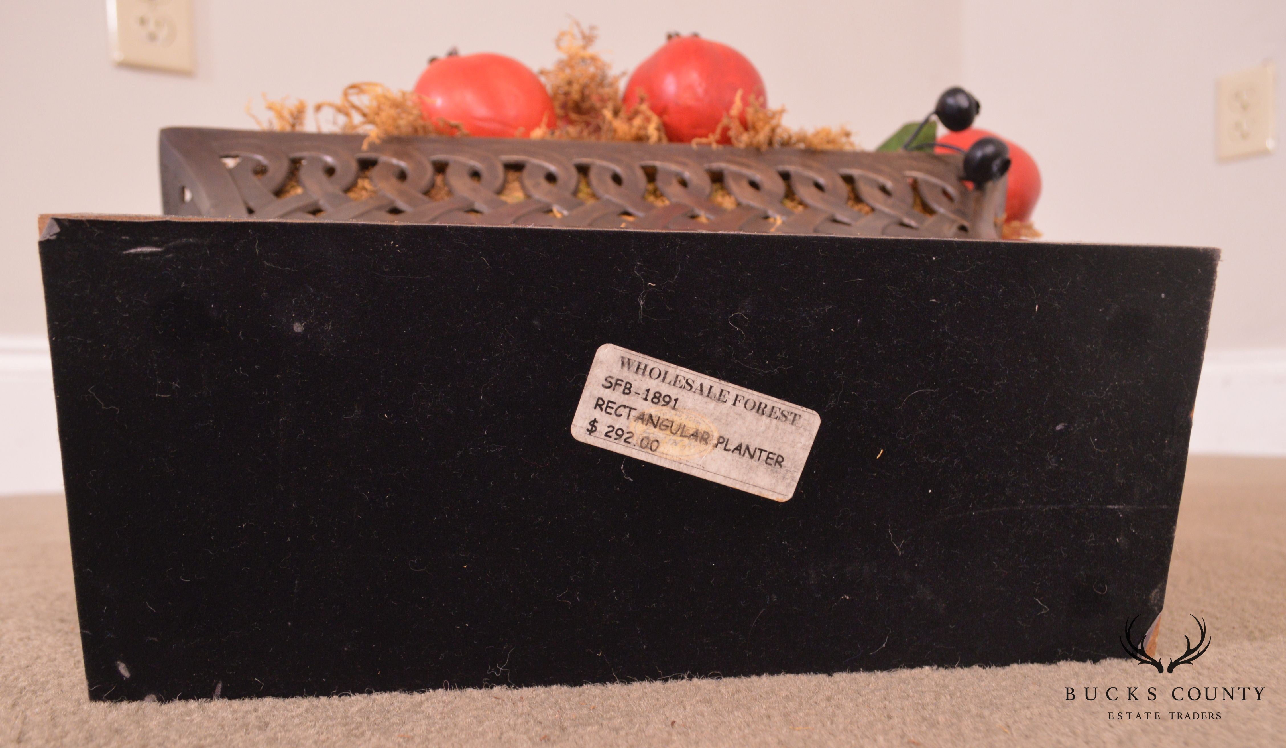 Decorative Pomegranate Basket Centerpiece