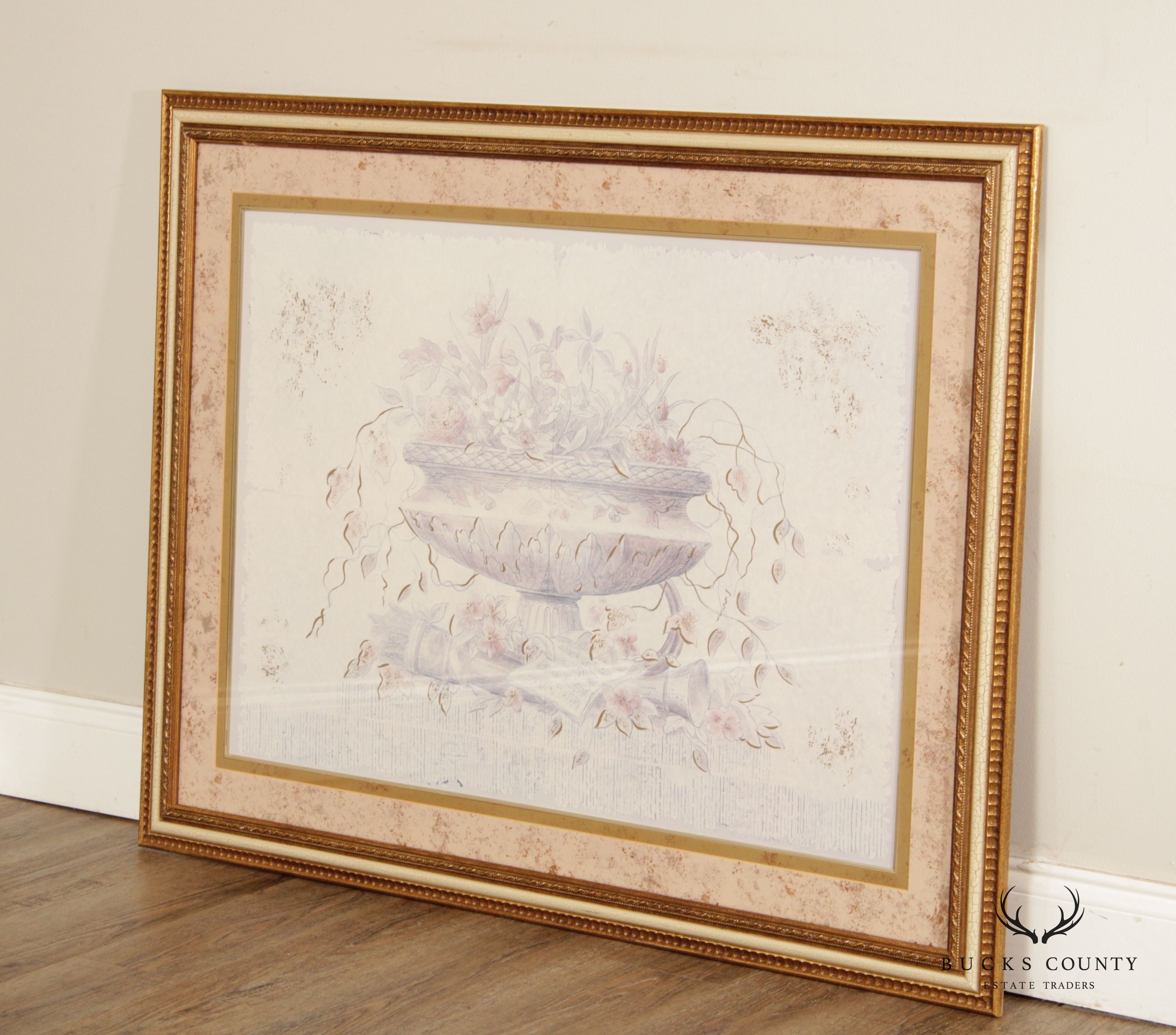 Vanguard Studios Neoclassical Floral Urn Wall Print
