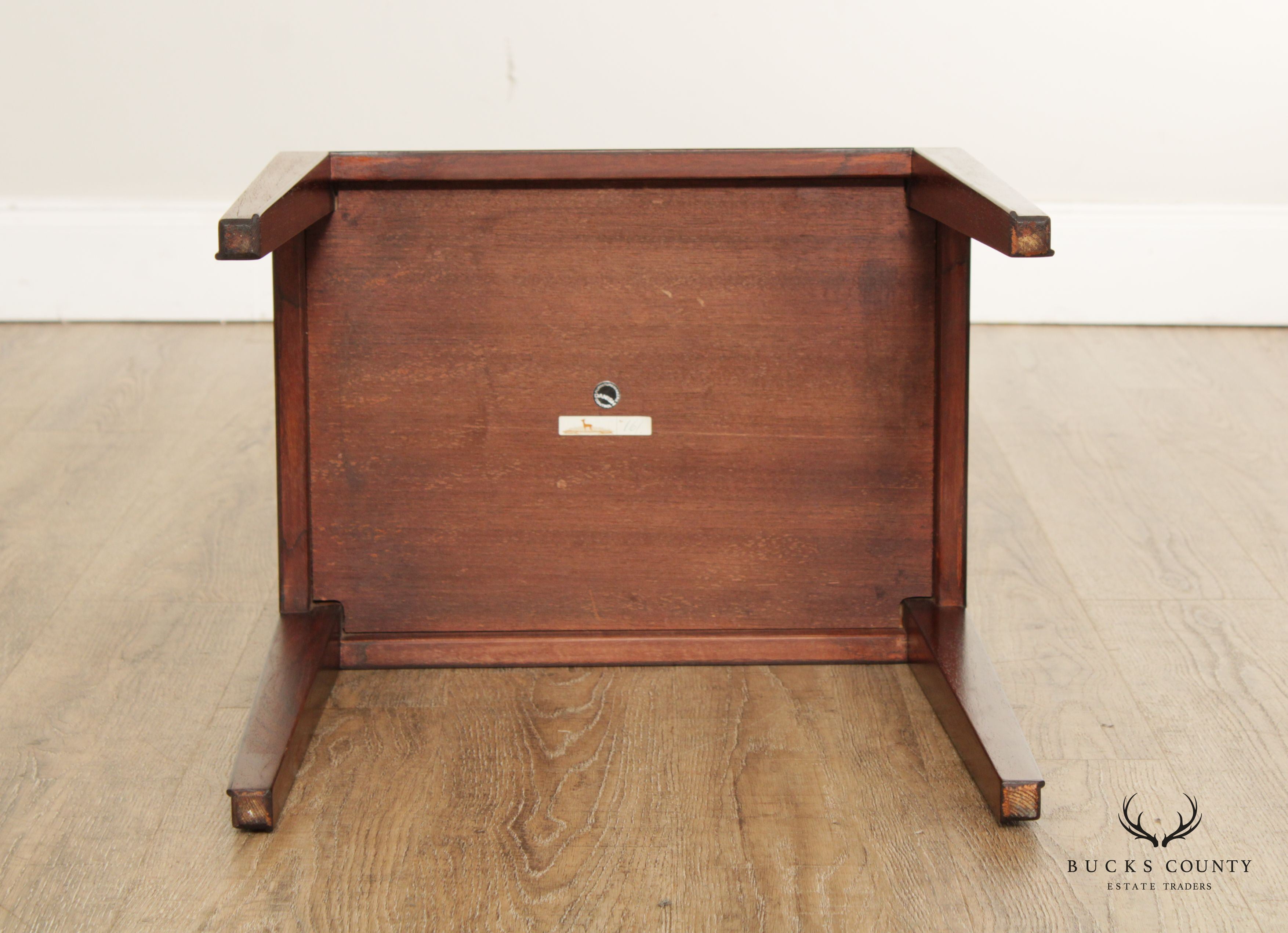 Danish Furniture Makers Control Modern Tile Top Rosewood Tile Top Table