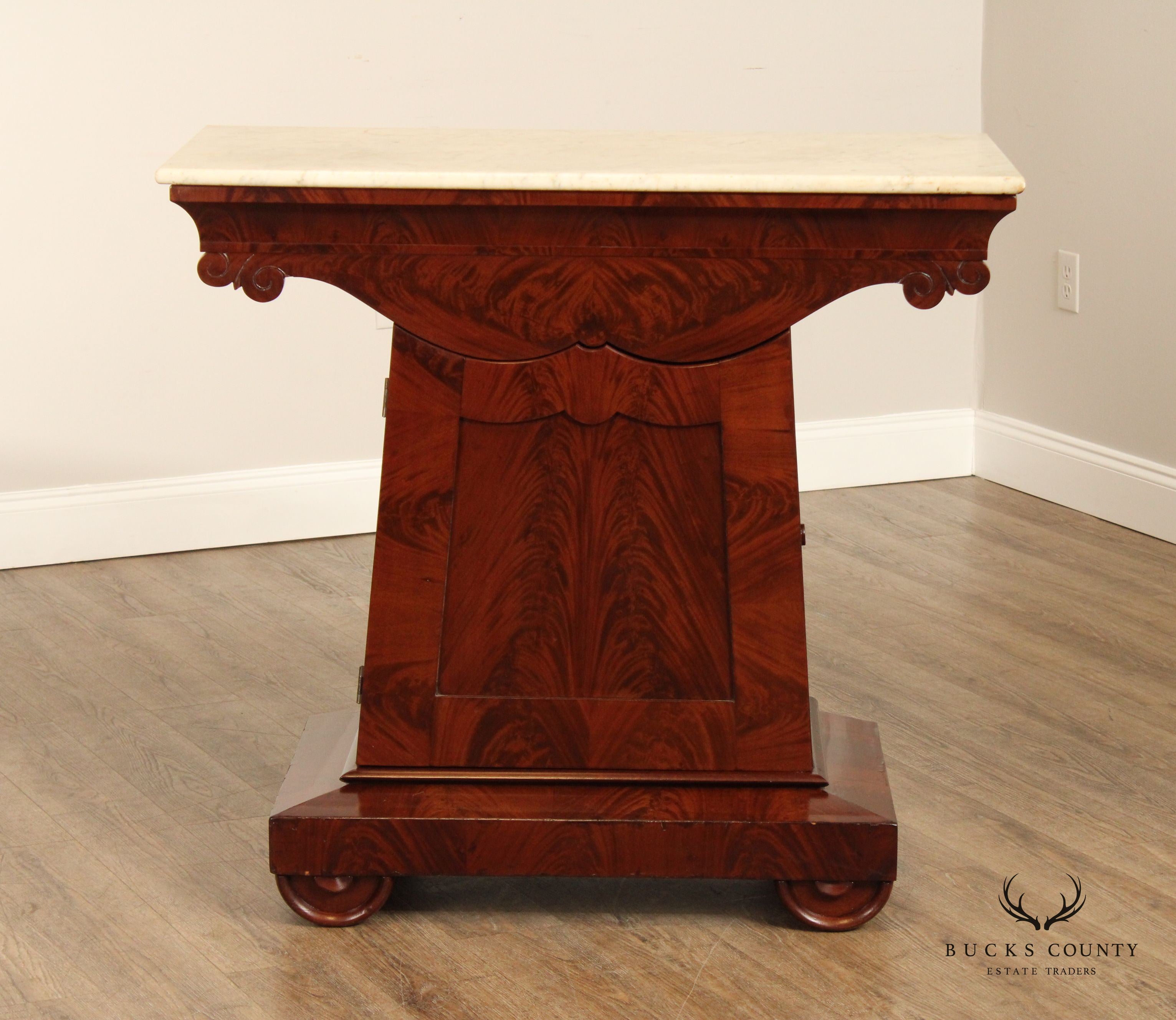 Fine American Empier Period Mahogany Mint Julep Cabinet