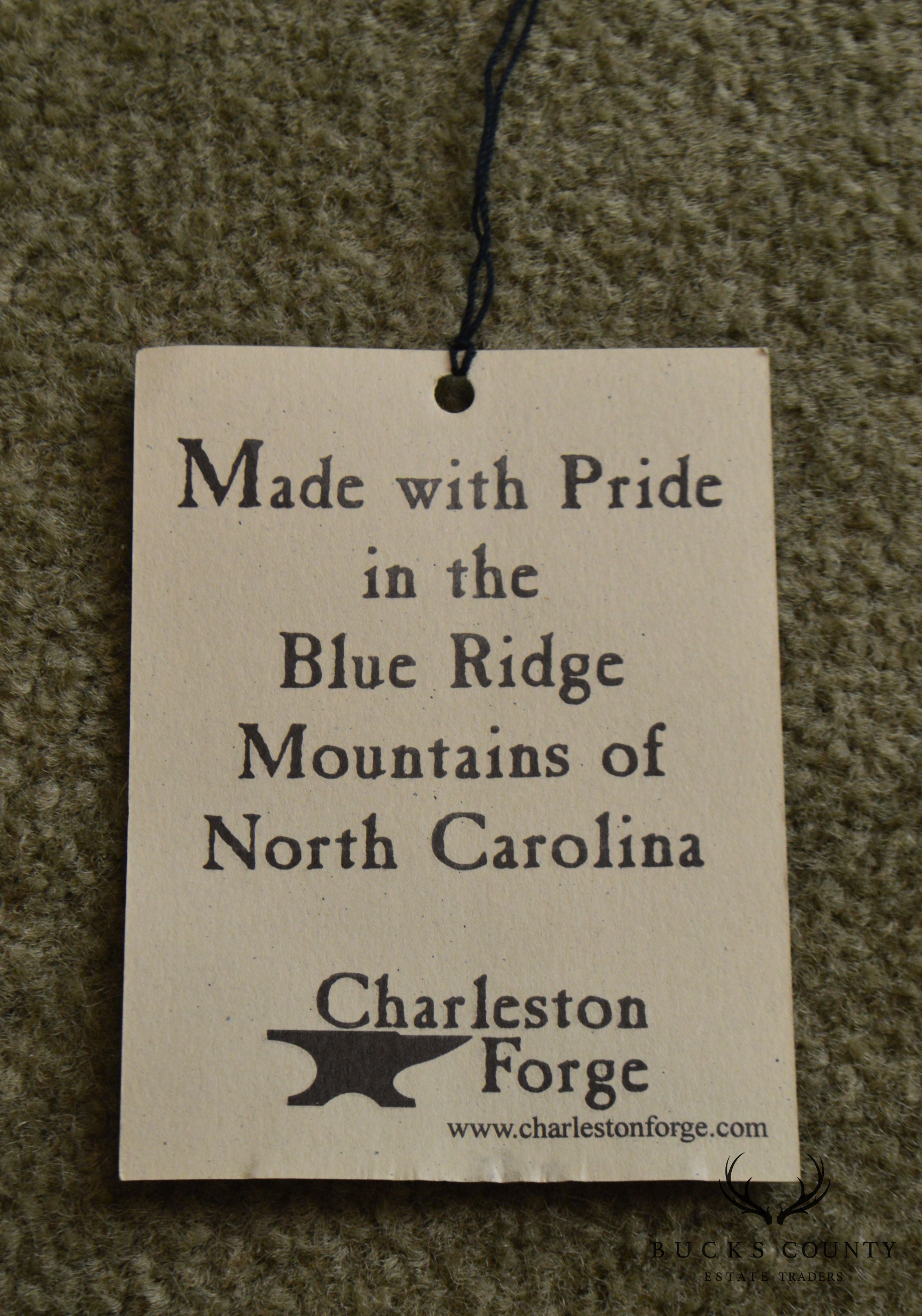 Charleston Forge Iron & Cherry Wood 3 Tier Bakers Rack