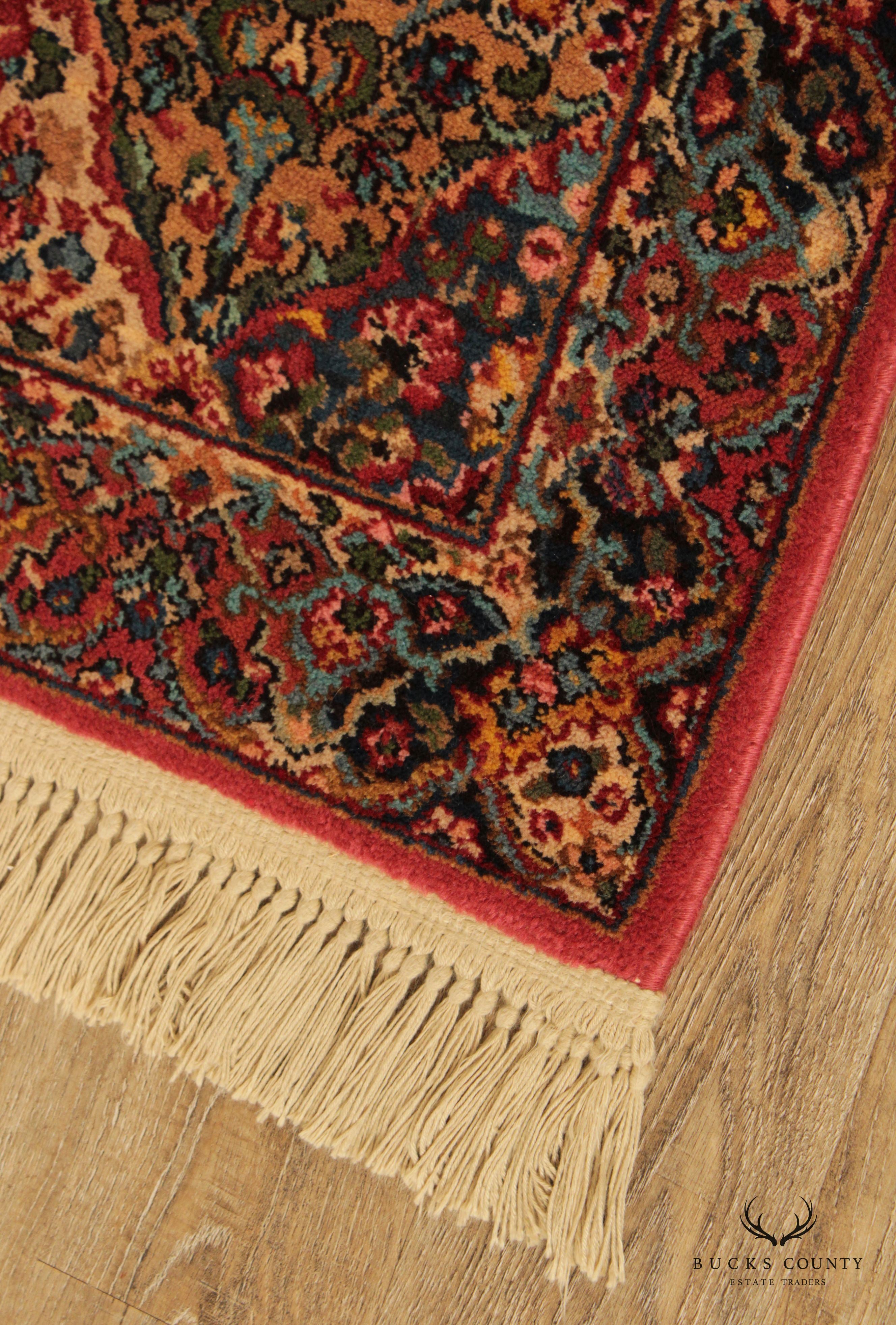 Karastan Vintage Multicolor Panel Kirman Wool Area Rug