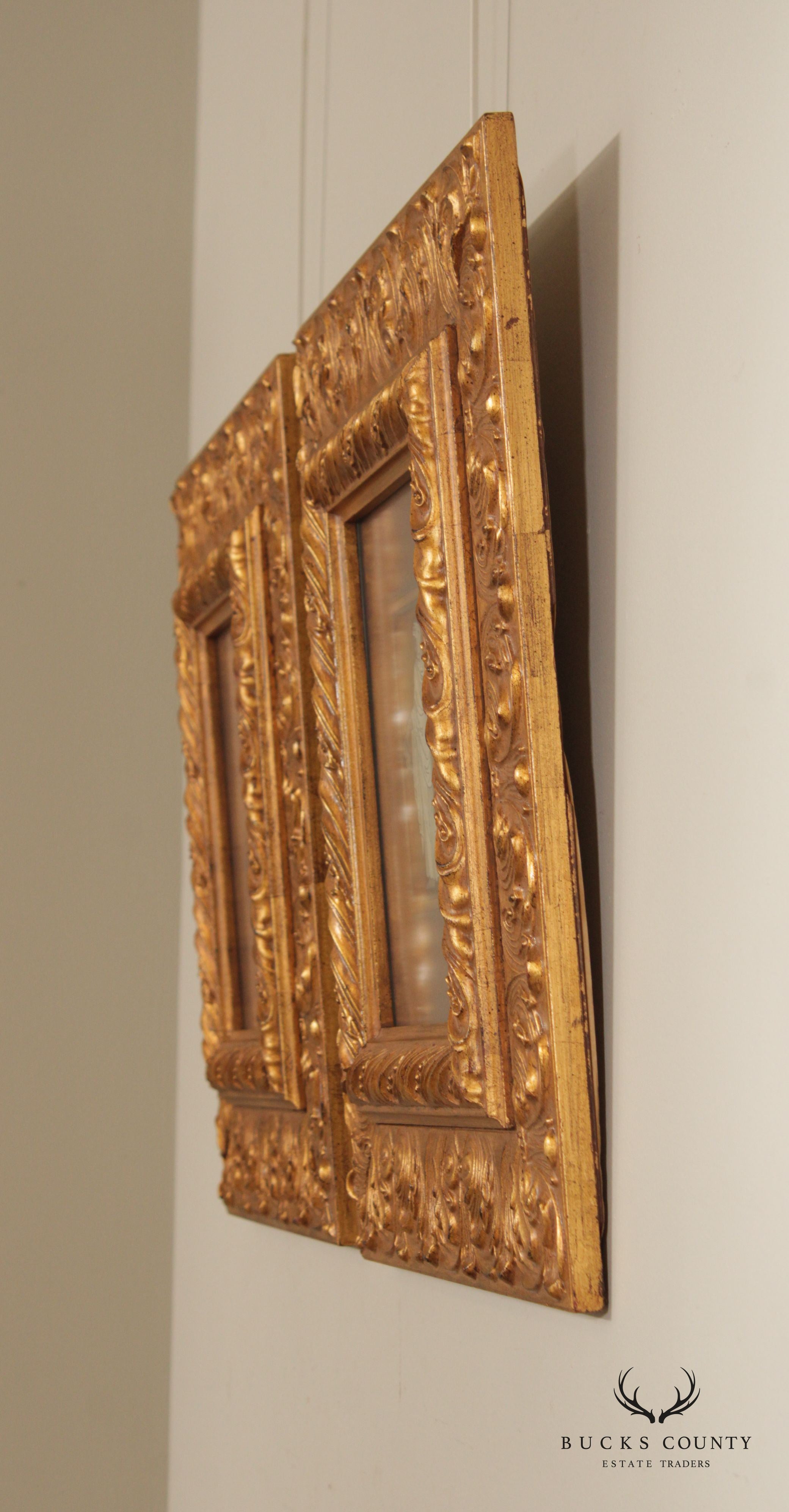 Vintage Pair Classical Greco Roman Figural Decorative Wall Plaques