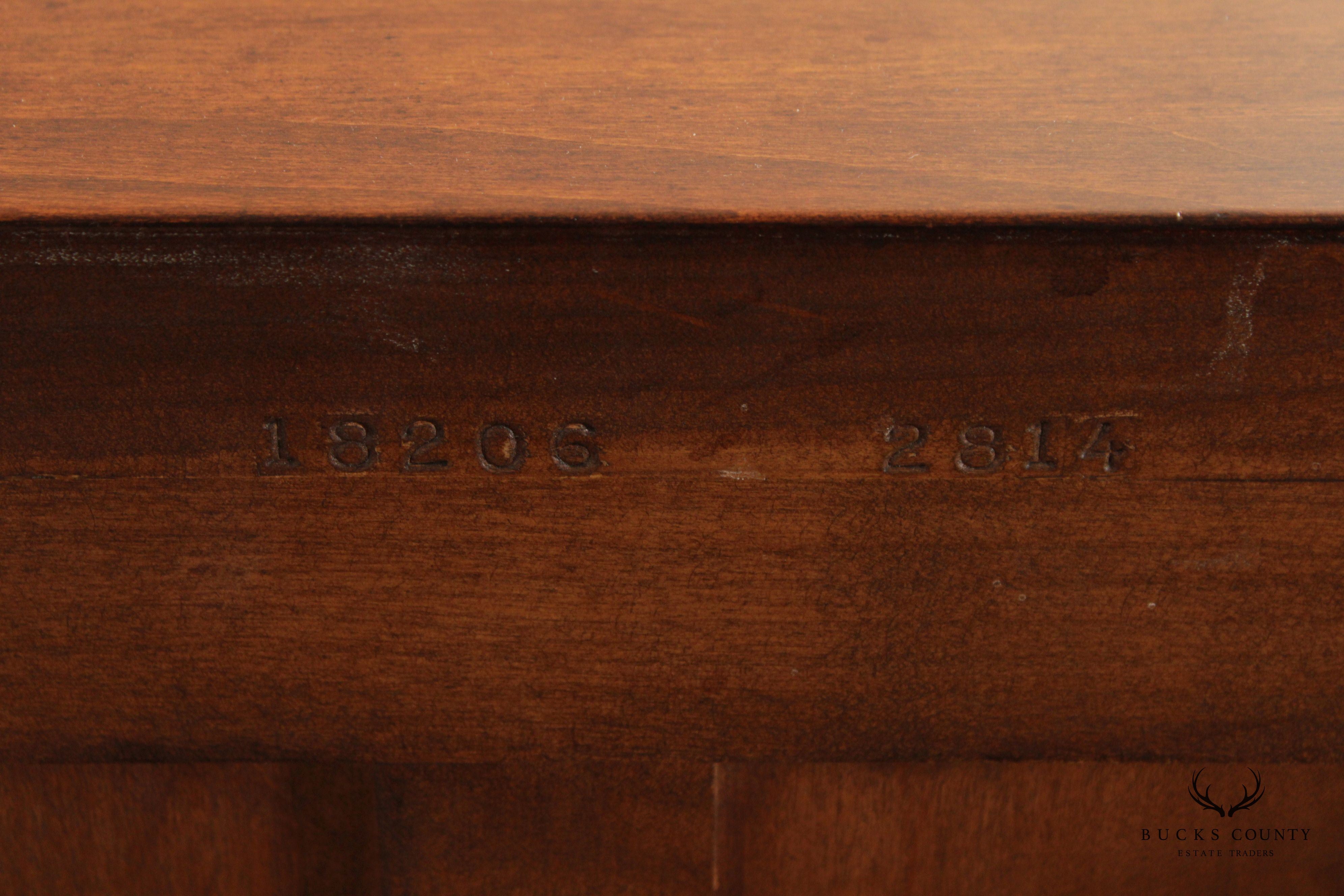 Exceptional Neoclassical Style Mirrored Door Fruitwood Sideboard
