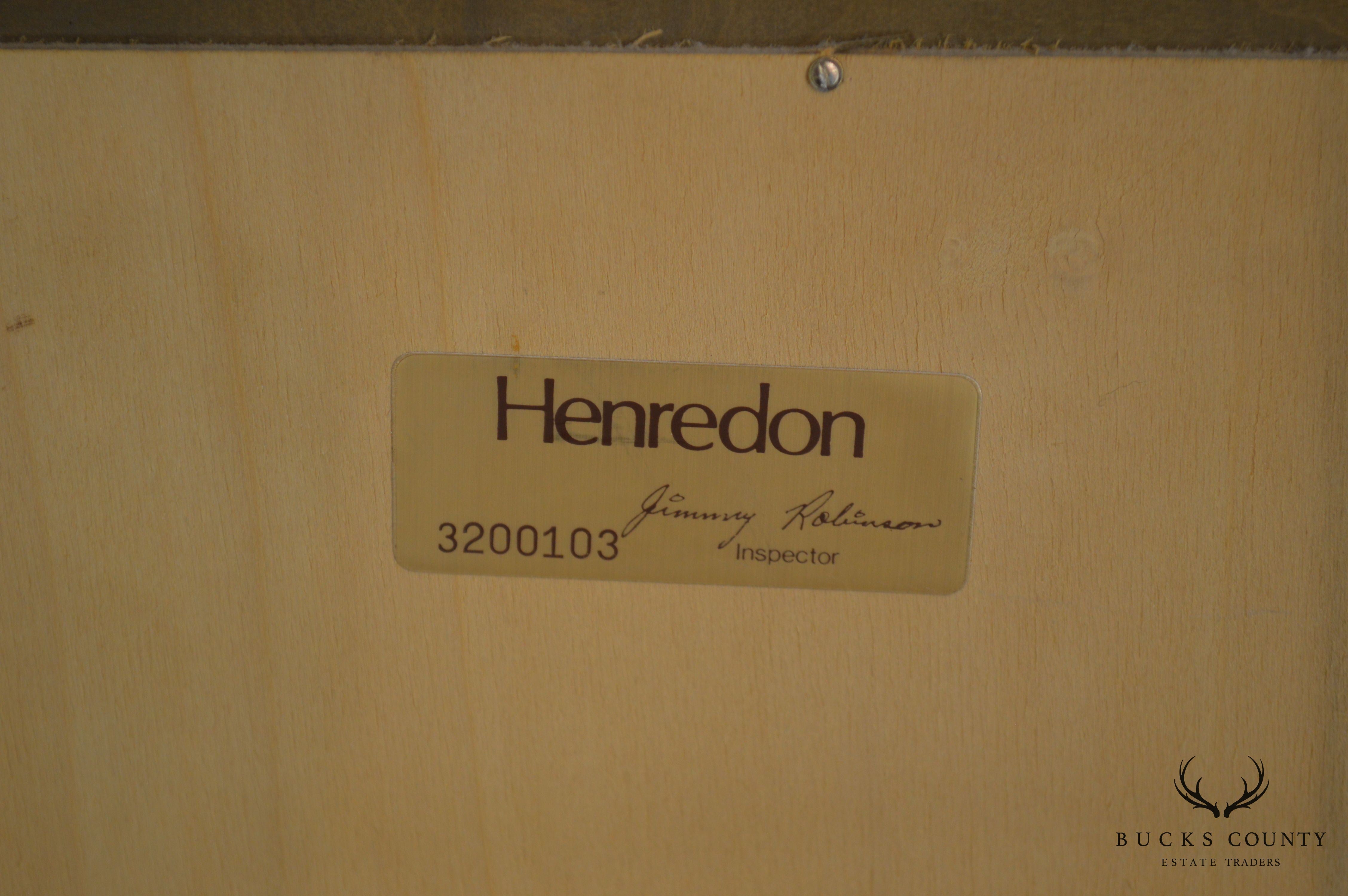 Henredon Scene Two Burl Wood Octagonal Mirror