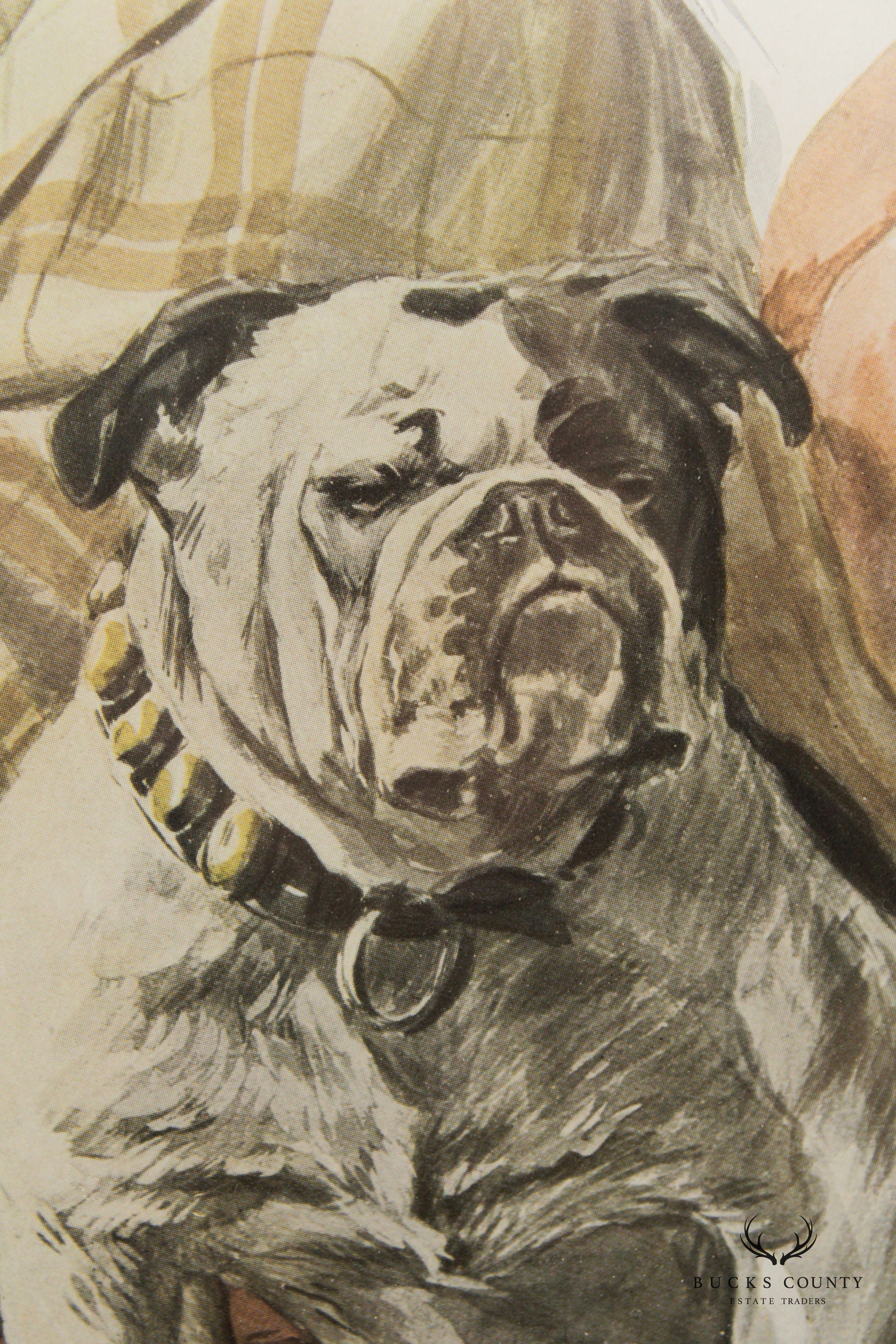 Harrison Fisher 'A Lucky Dog' Illustration Art Print