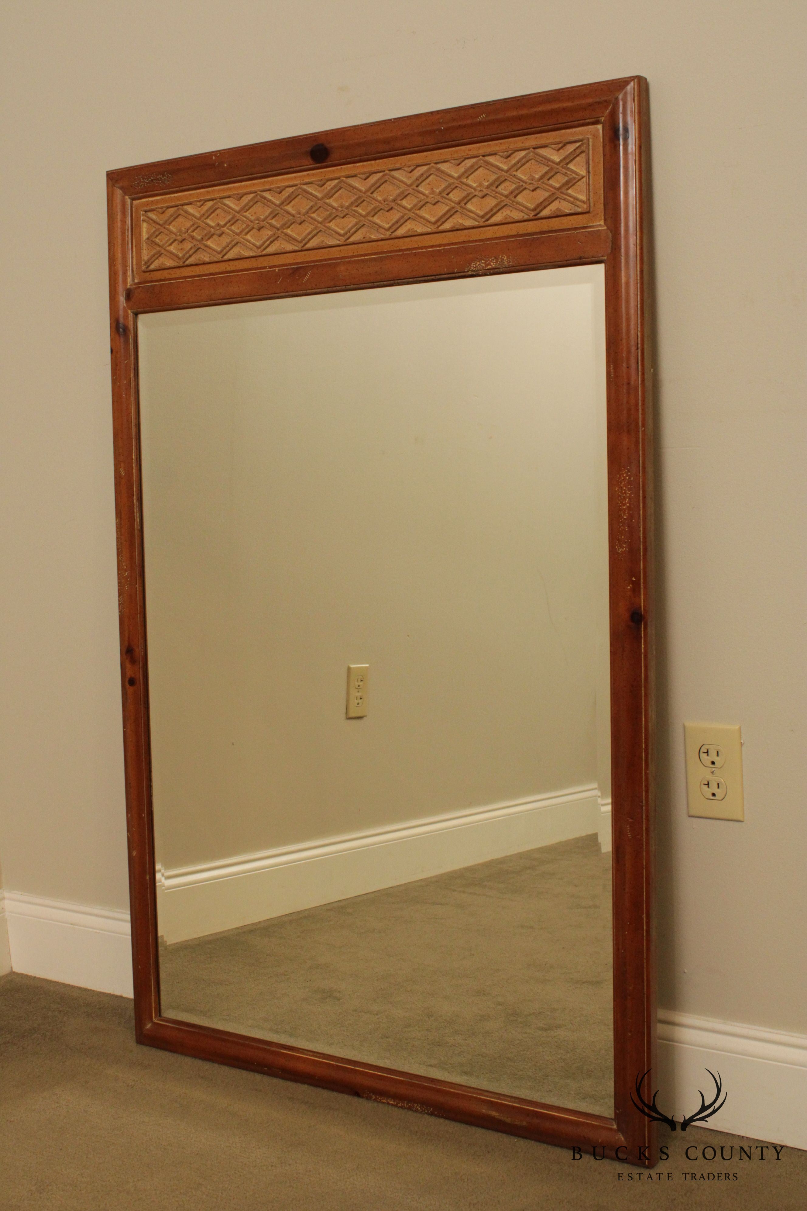 Henredon Vintage Pine Frame Mirror