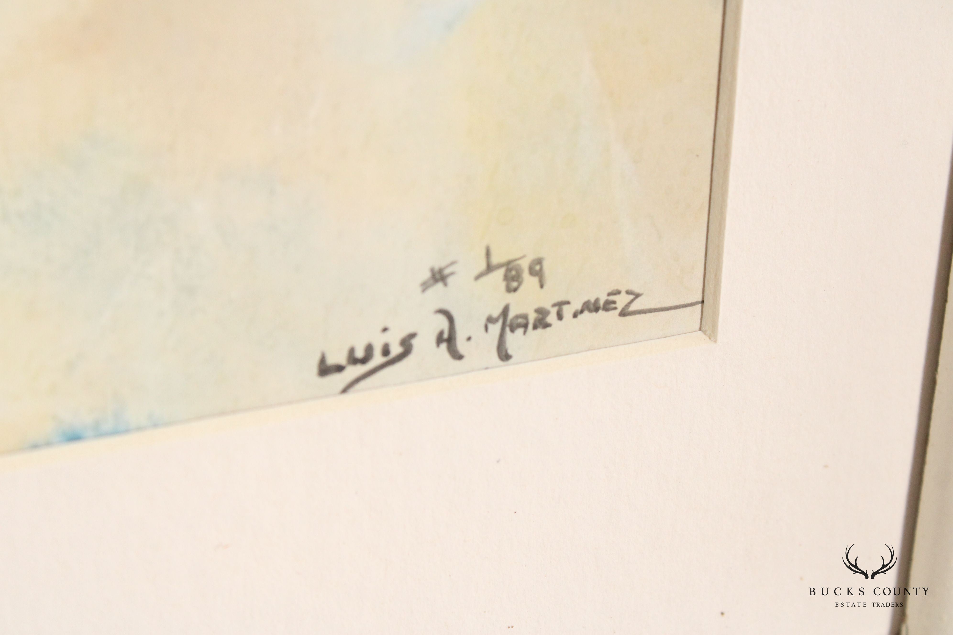 Luis Martinez Contemporary Abstract Framed Print