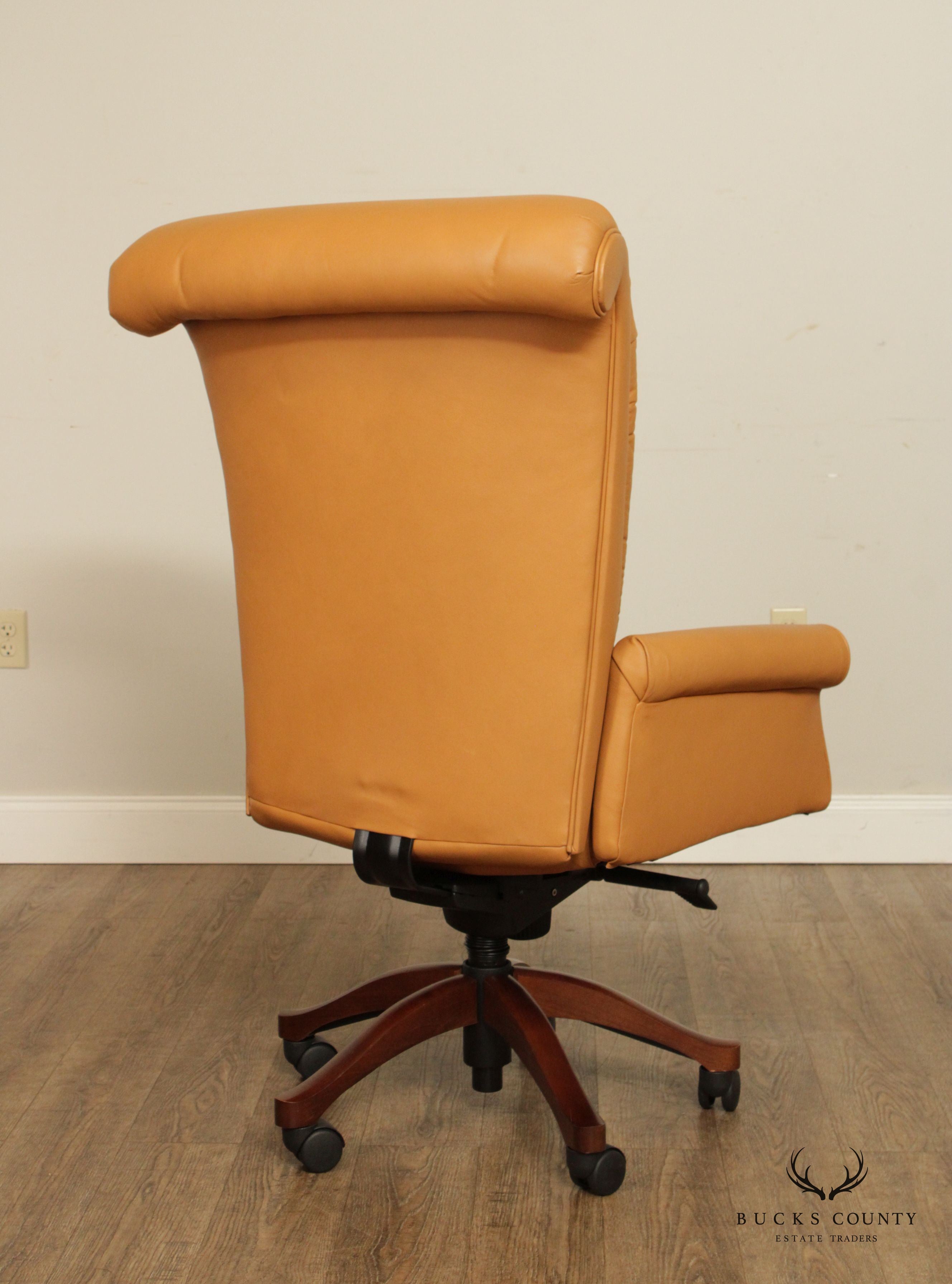 Leathercraft Tufted Leather Executive Office Armchair (E)