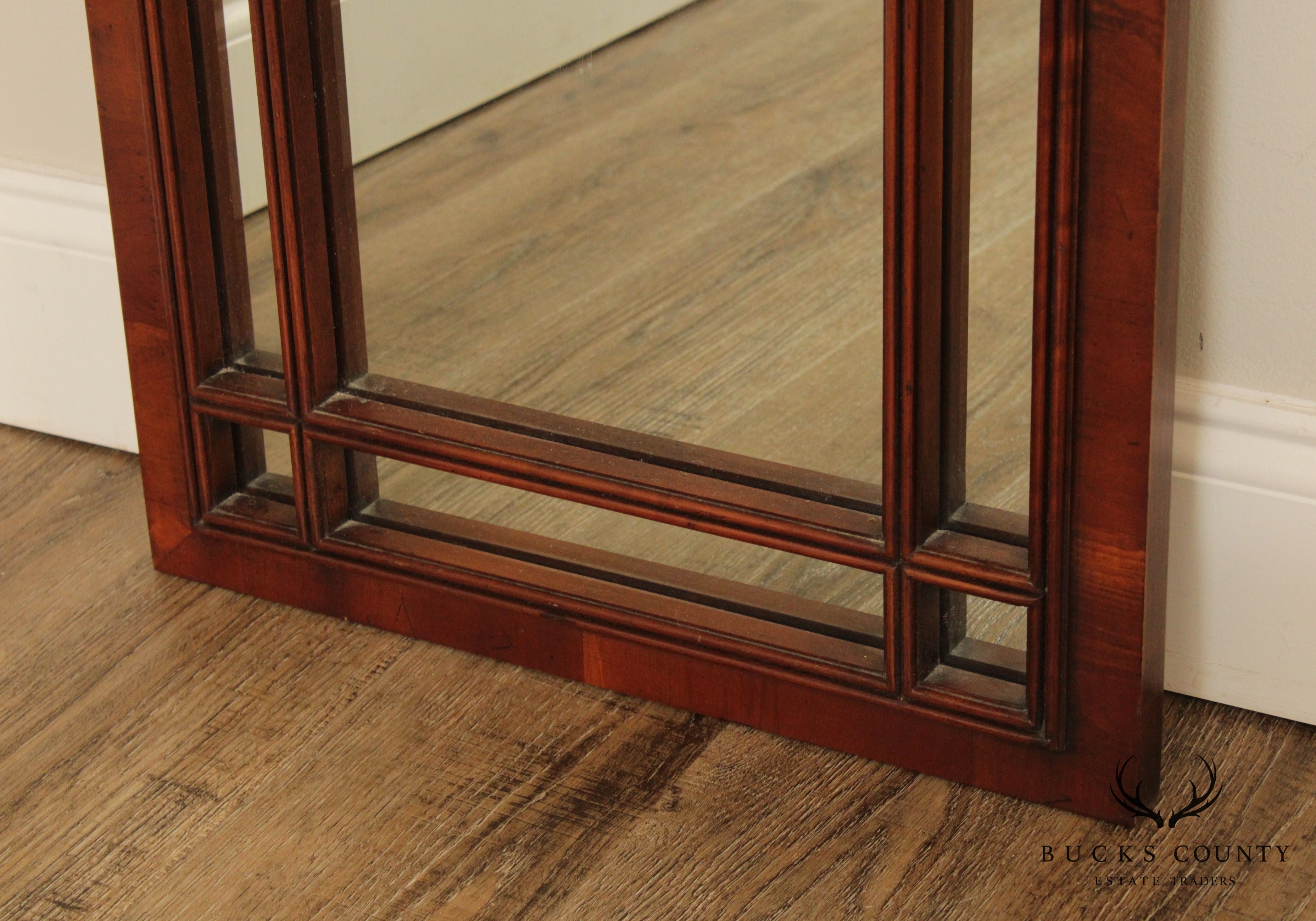 Hekman Yew Wood Narrow Wall Mirror