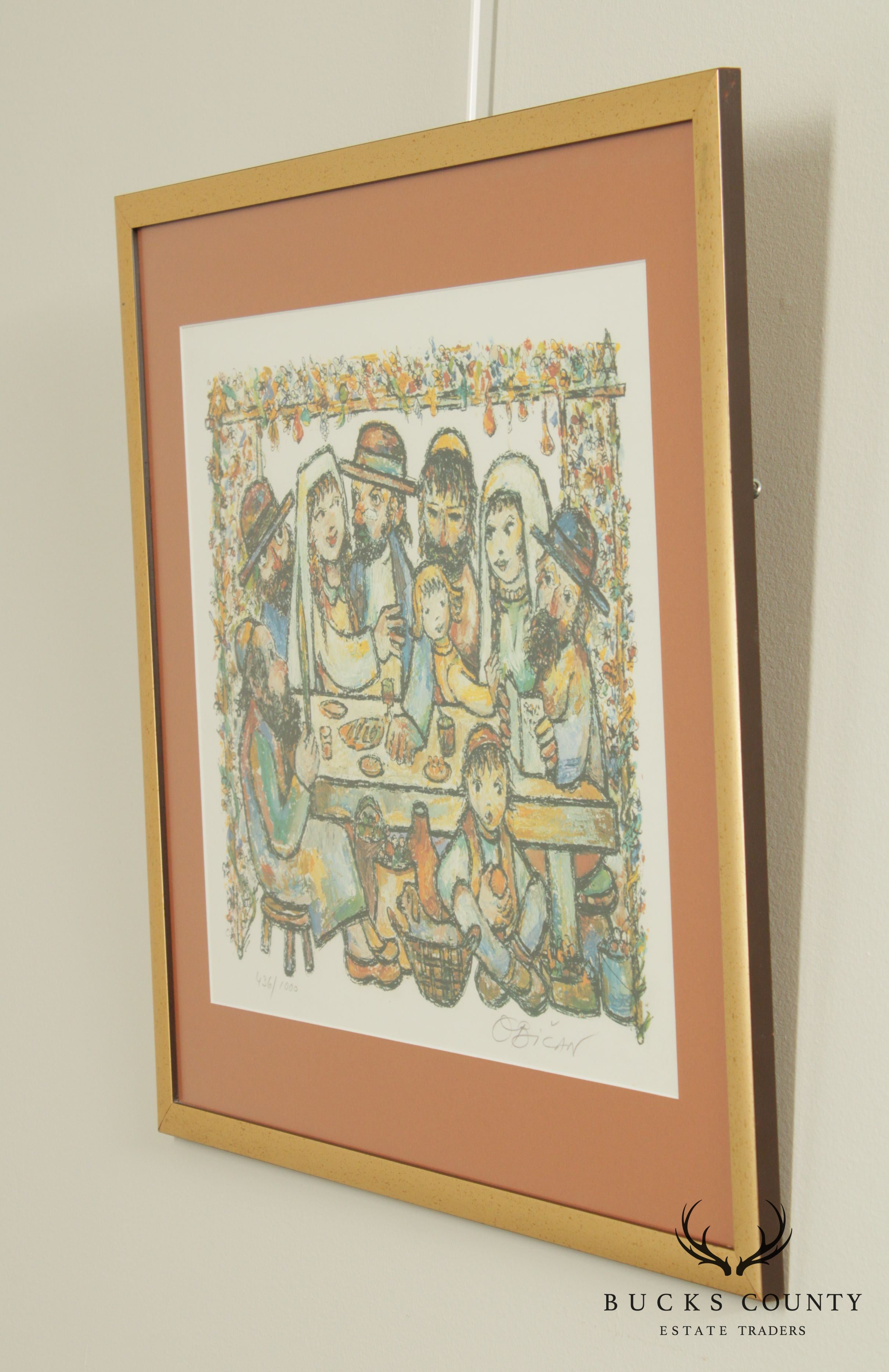 Jovan Obican Framed Lithograph Art Print