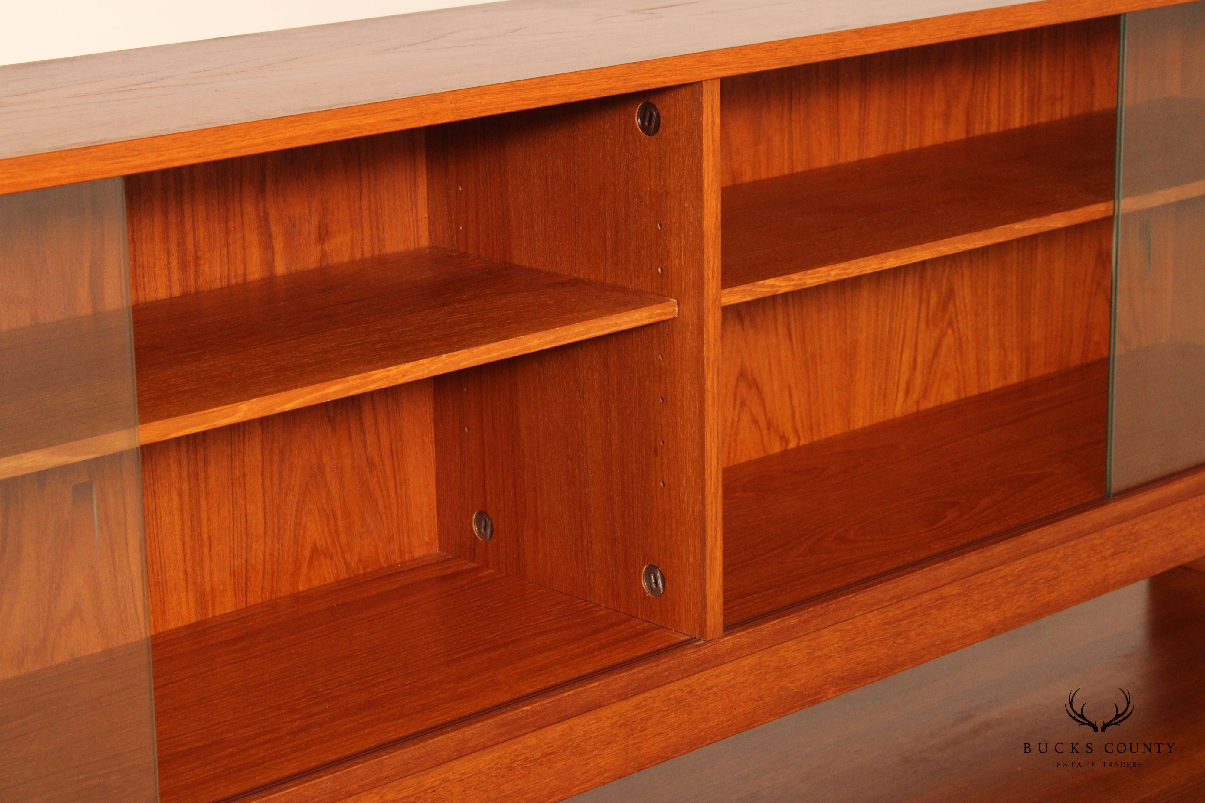 Lovig Danish Modern Teak Sideboard and Hutch