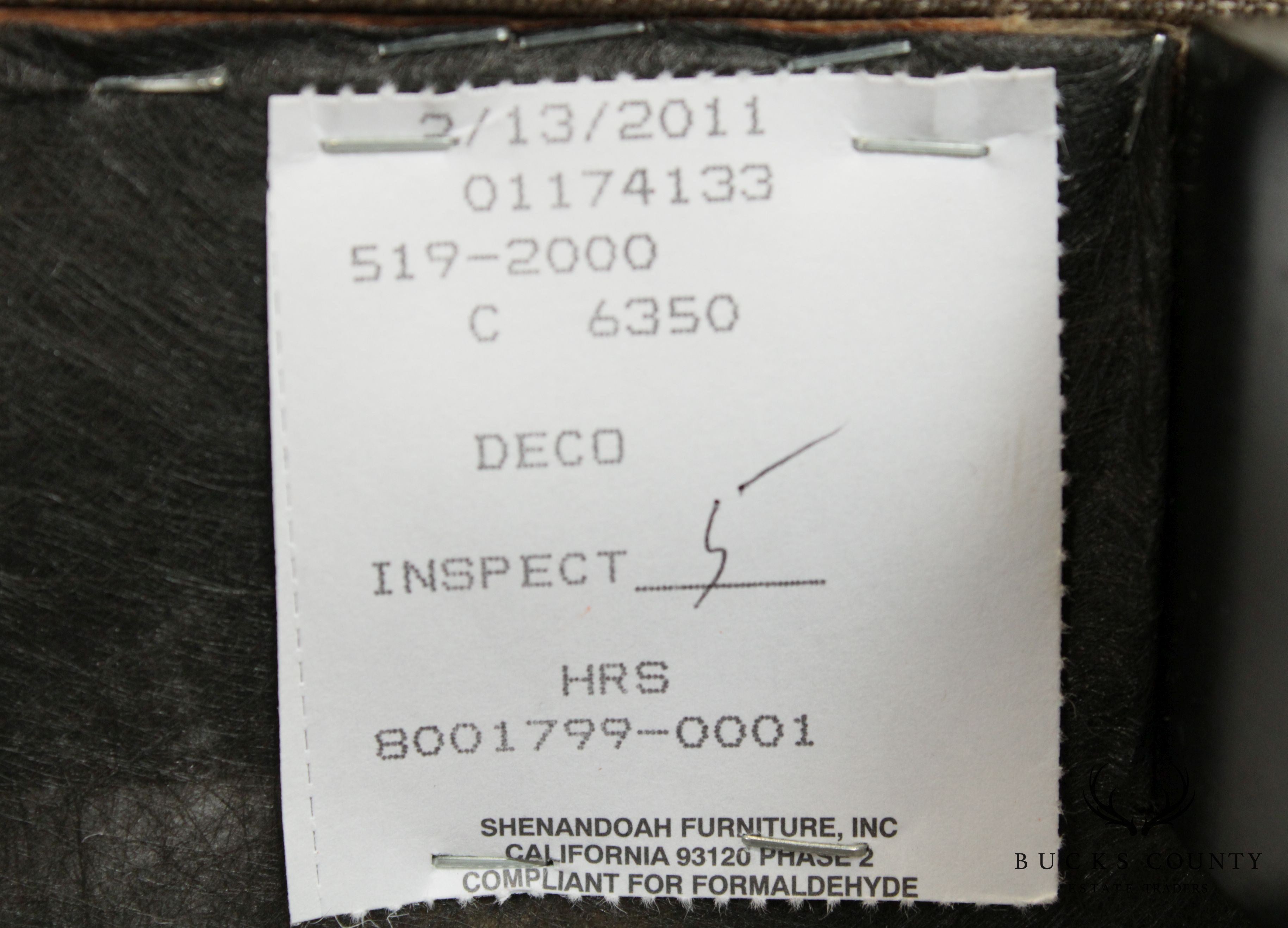 Shenandoah Furniture Modern Art Deco Style Lounge Chair