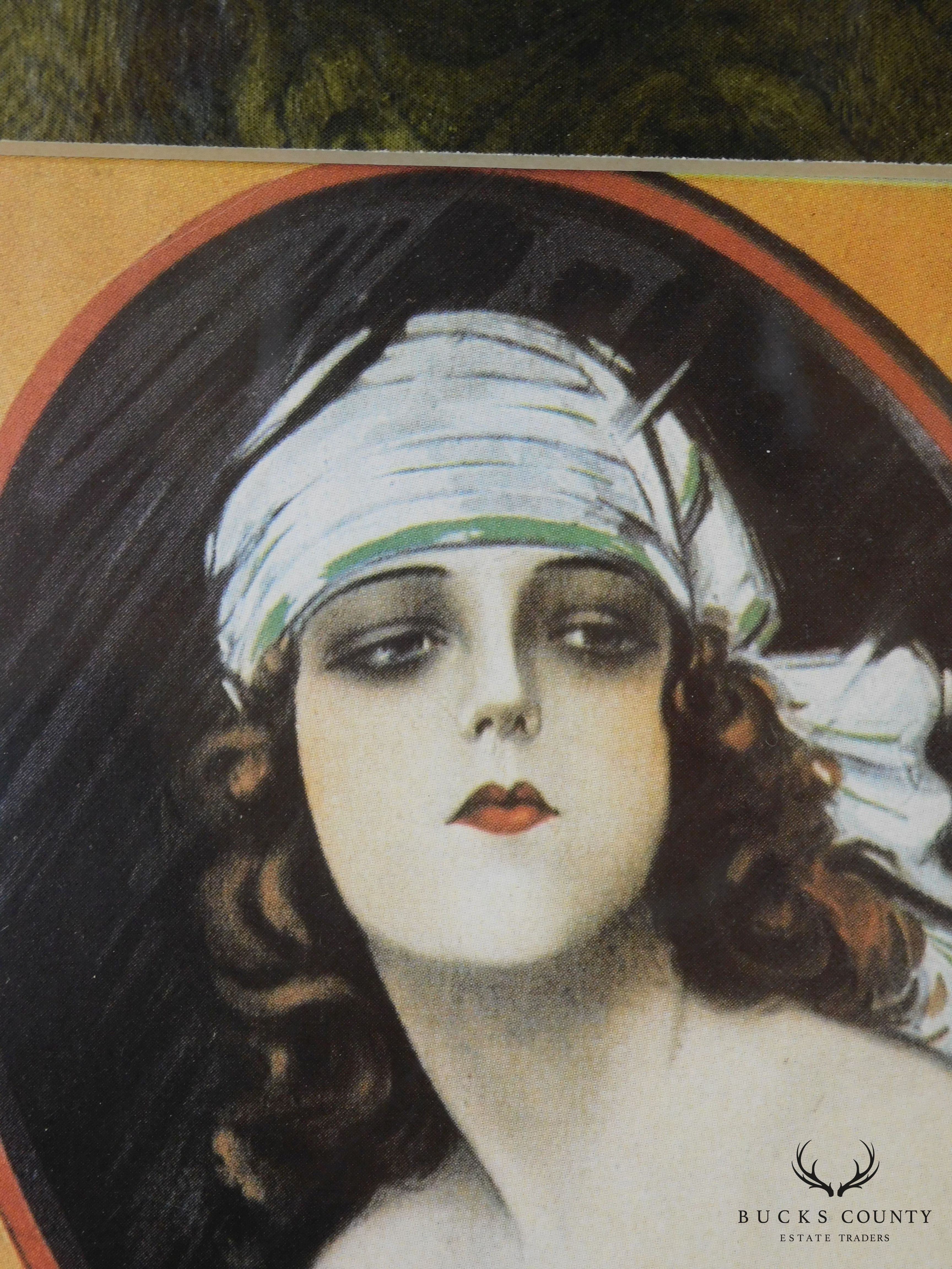 Framed Reproduction "Savon Palmolive" 1920's Advertisement by Vilá Paris