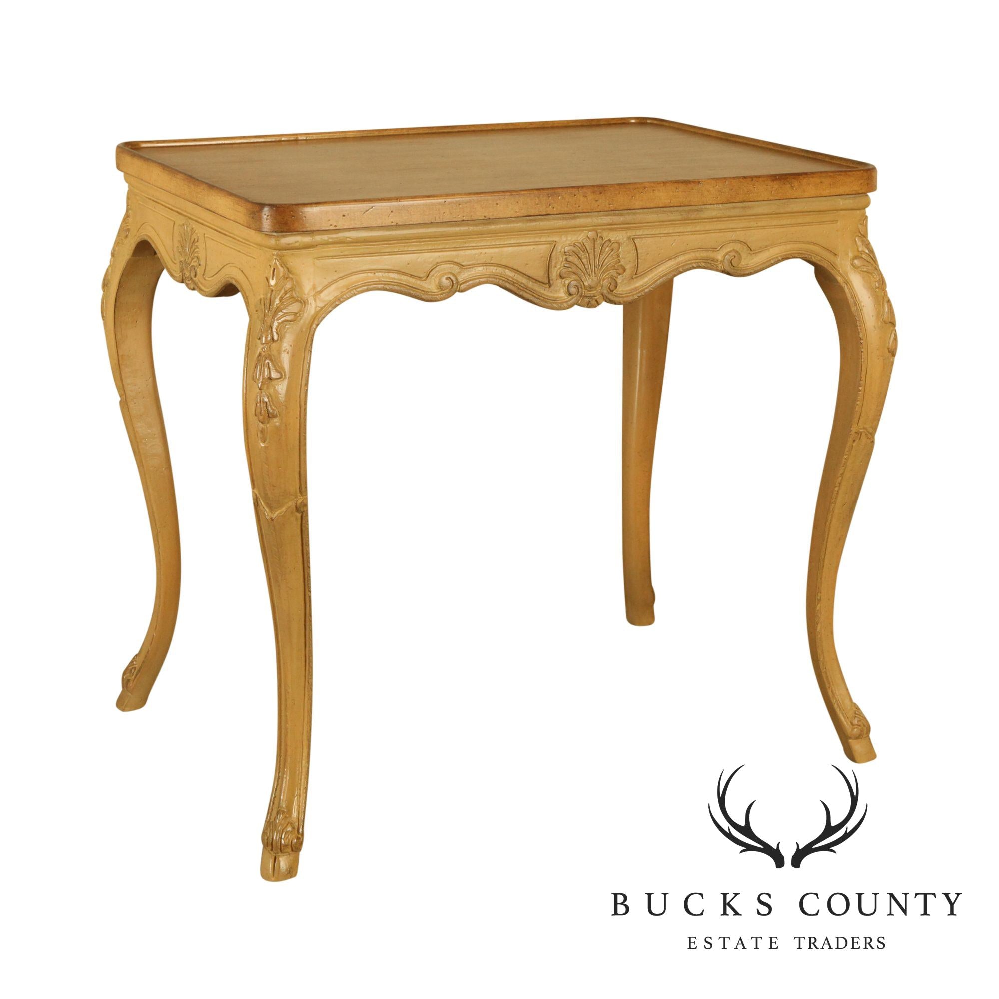 French Louis XV Style Custom Quality Vintage Side Table