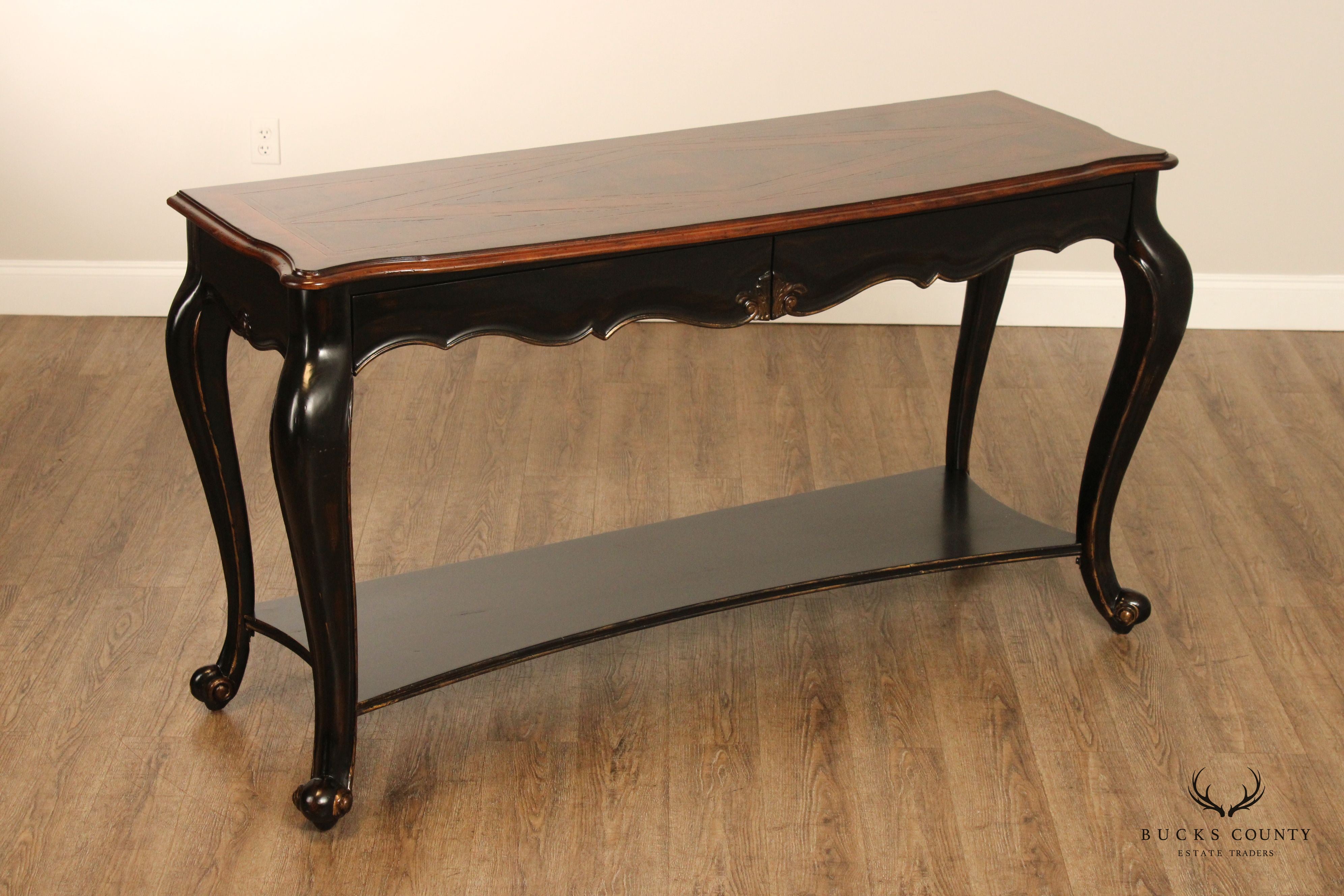 Hooker Furniture 'Grandover' Ebonized Console Table