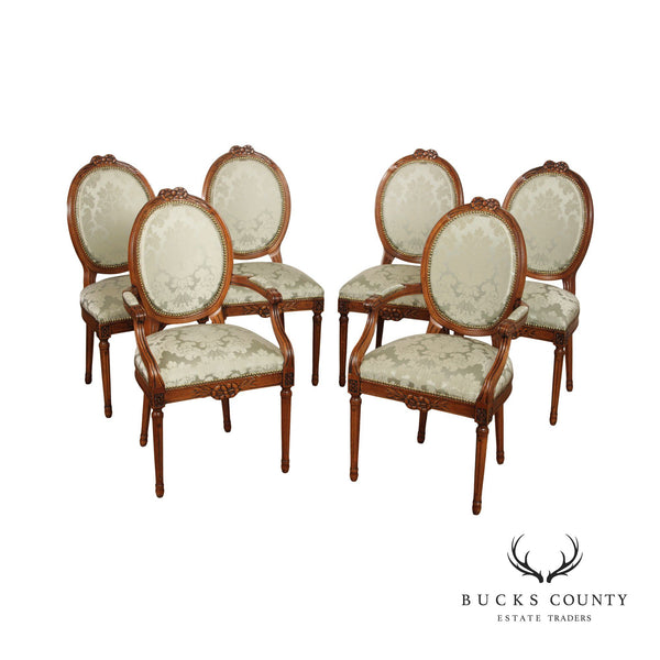 French Oval Back Dining Chairs