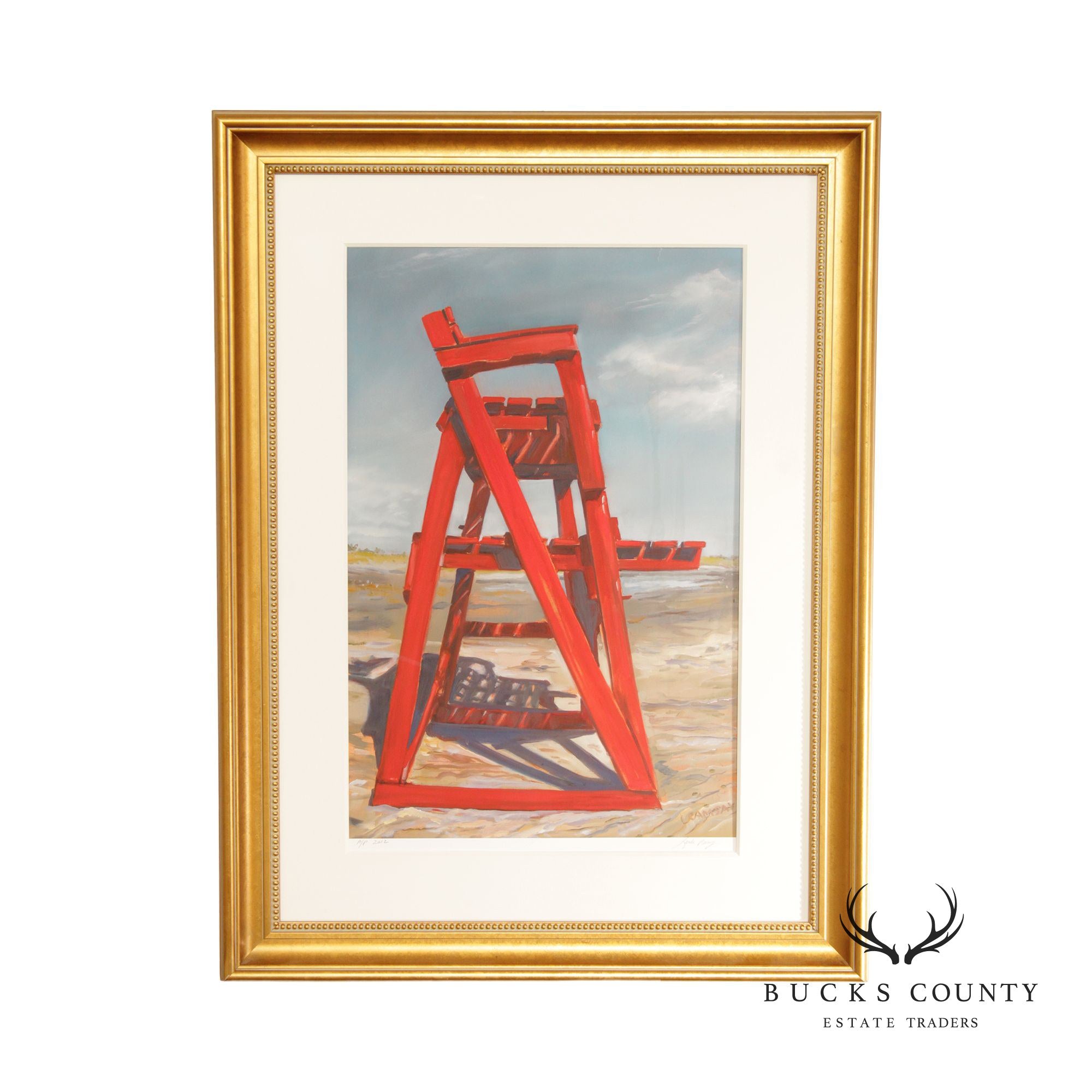 Linda Ramsay 'Guard Stand' Original Artist's Proof Print