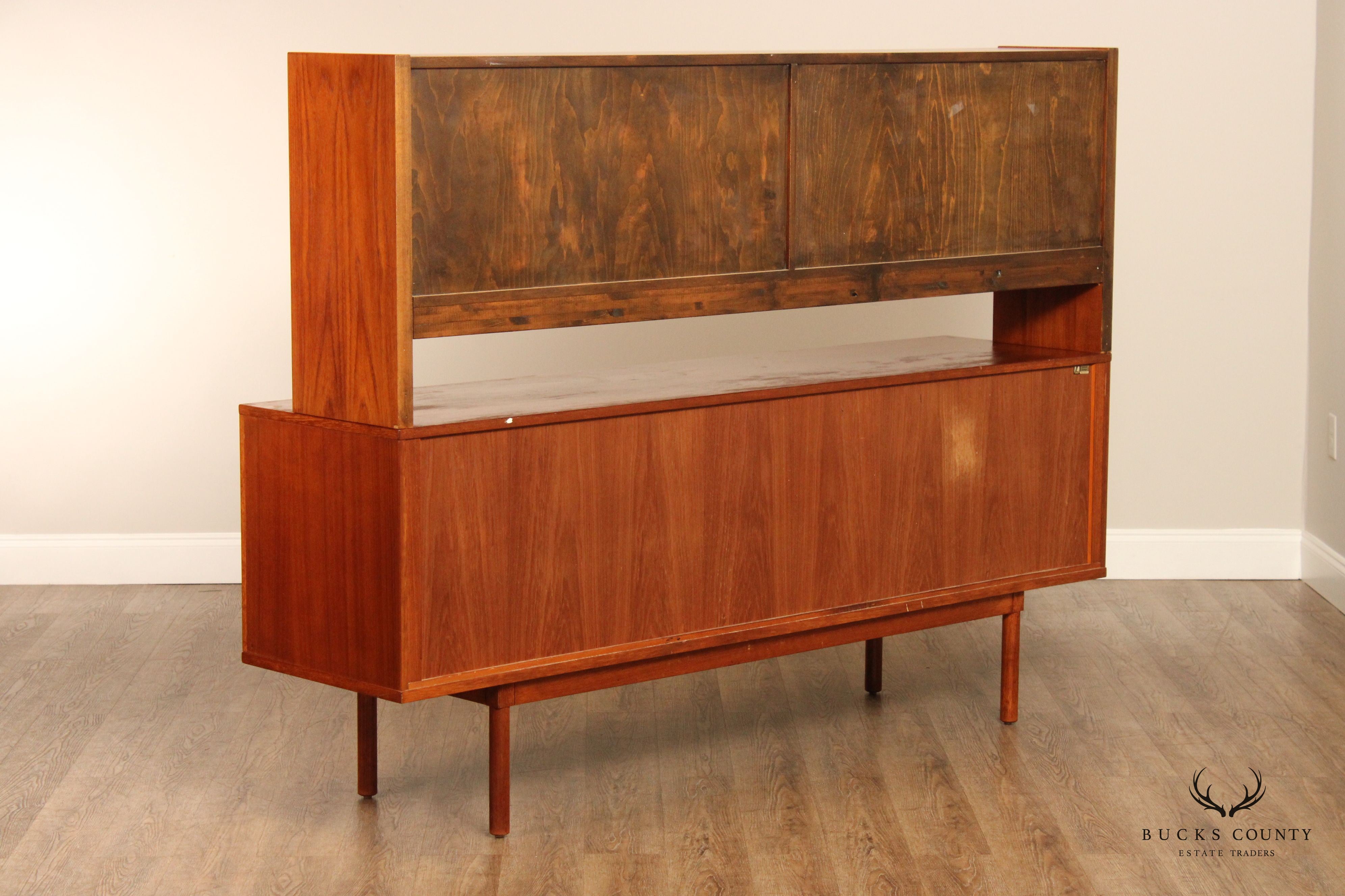 Lovig Danish Modern Teak Sideboard and Hutch