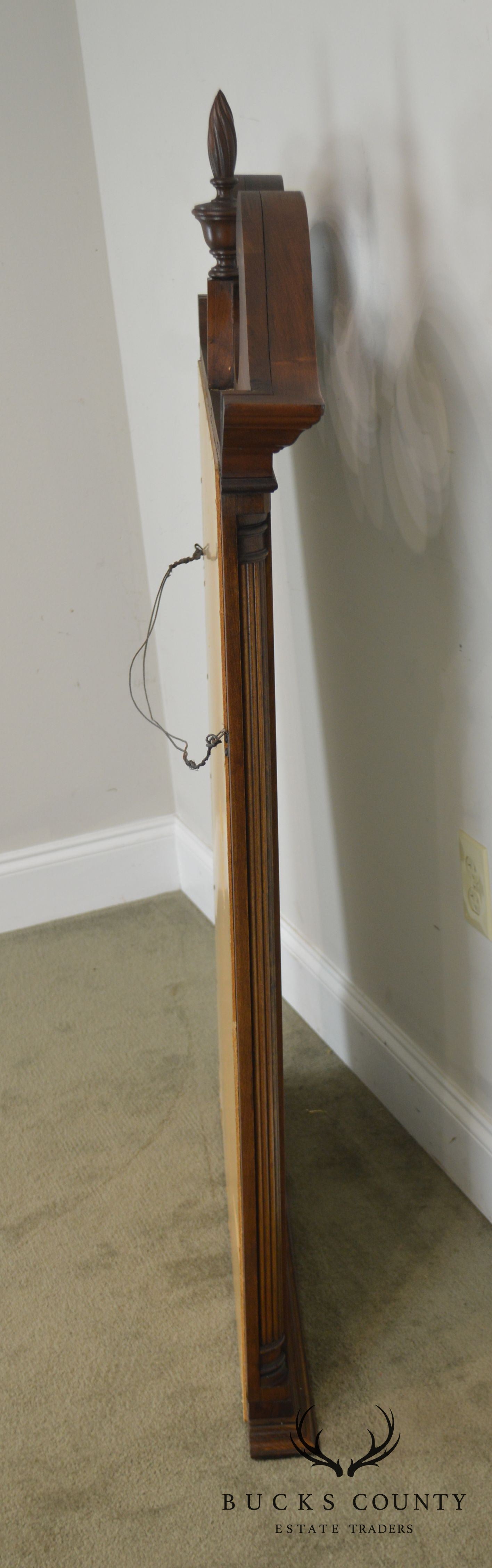 Jamestown Sterling Solid Cherry Arch Top Beveled Wall Mirror