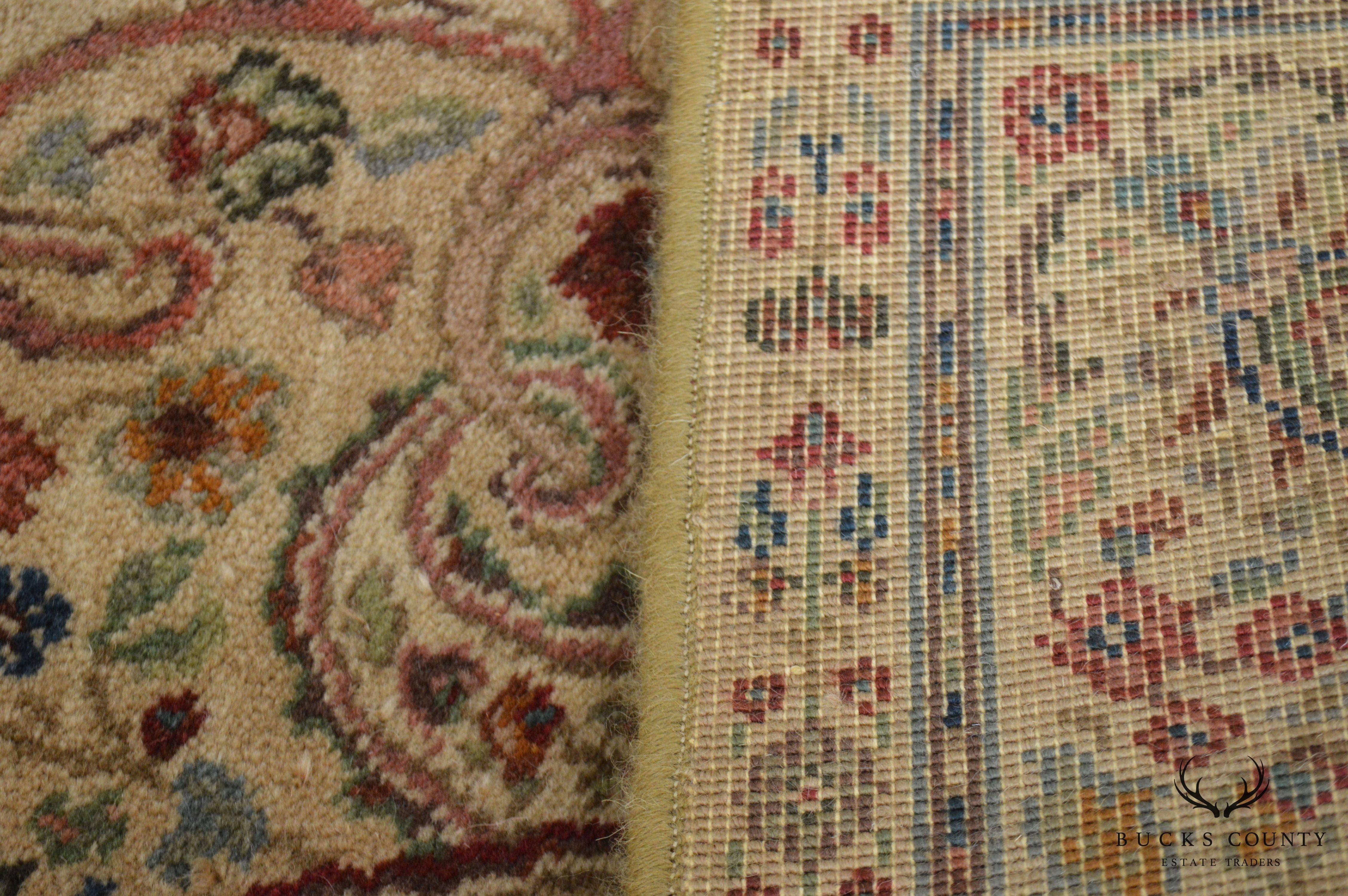 Karastan Tea Wash Samovar Tebriz Medallion 5'9" x 9 Rug