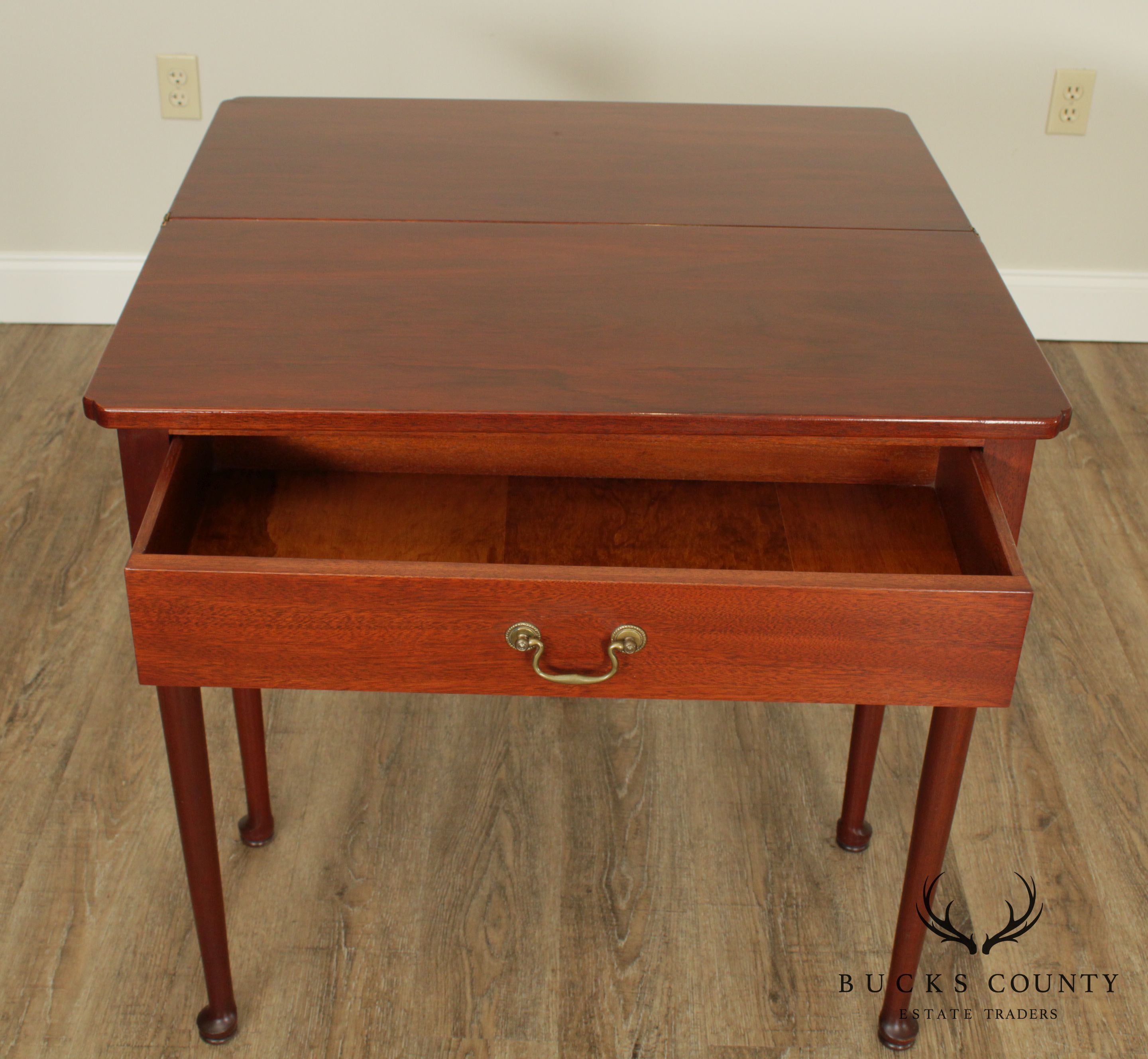 Marquart Reproductions Custom Mahogany Queen Anne Game Table
