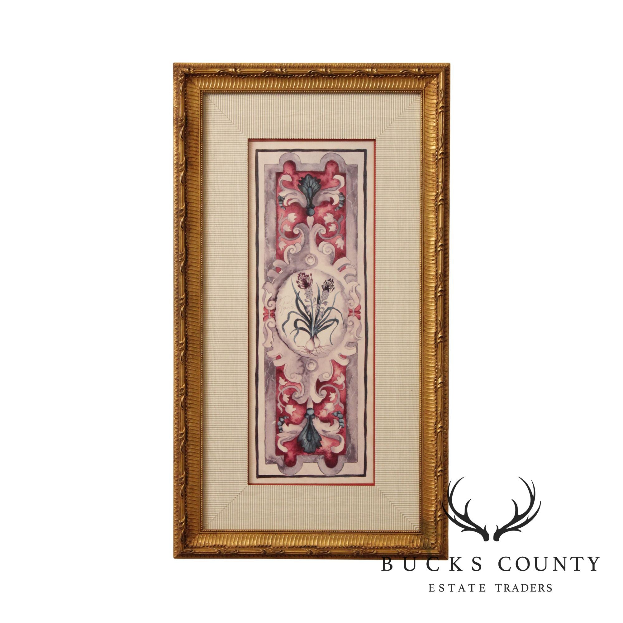 John Richard 'Tassel Hyacinth' Framed Print by Mary Beth Zeitz