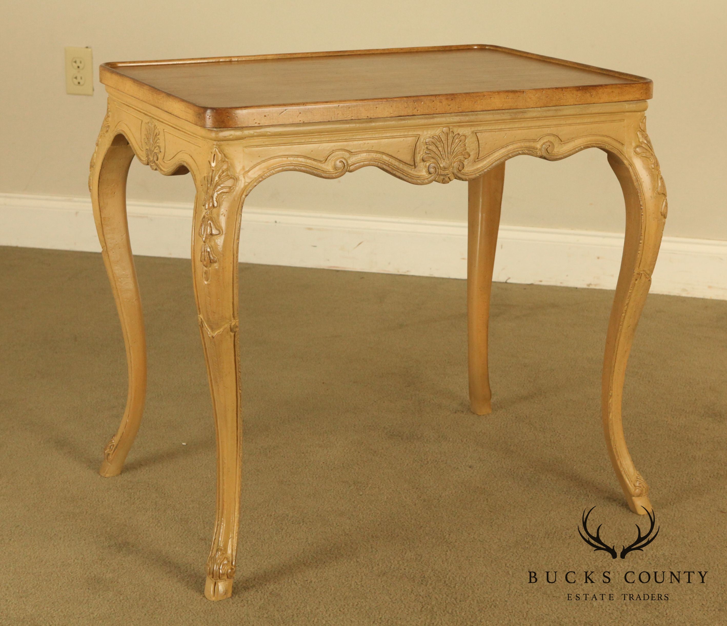 French Louis XV Style Custom Quality Vintage Side Table