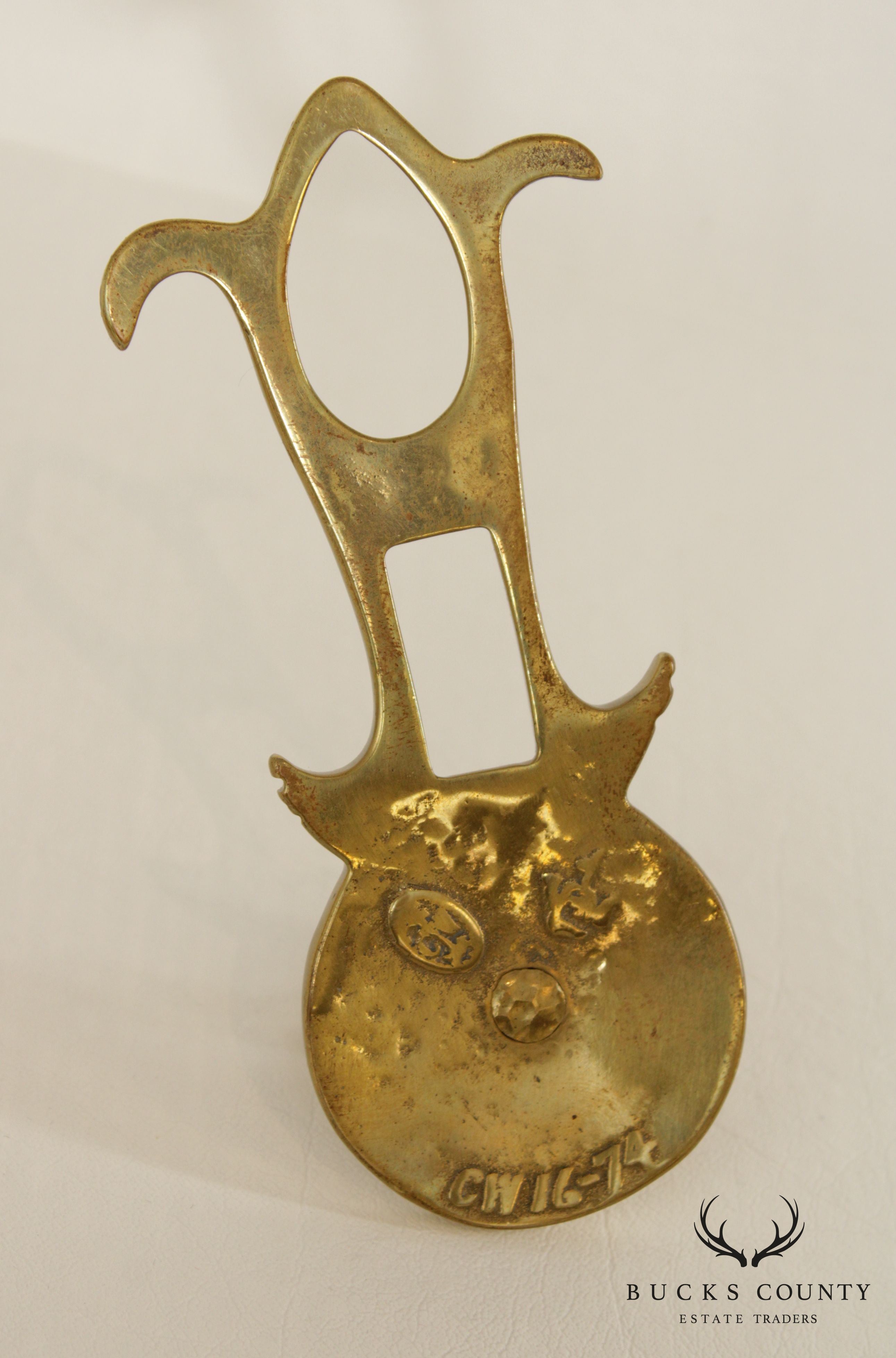 Colonial Williamsburg Virginia Metal Crafters Pair of Brass Candle Wall Sconces