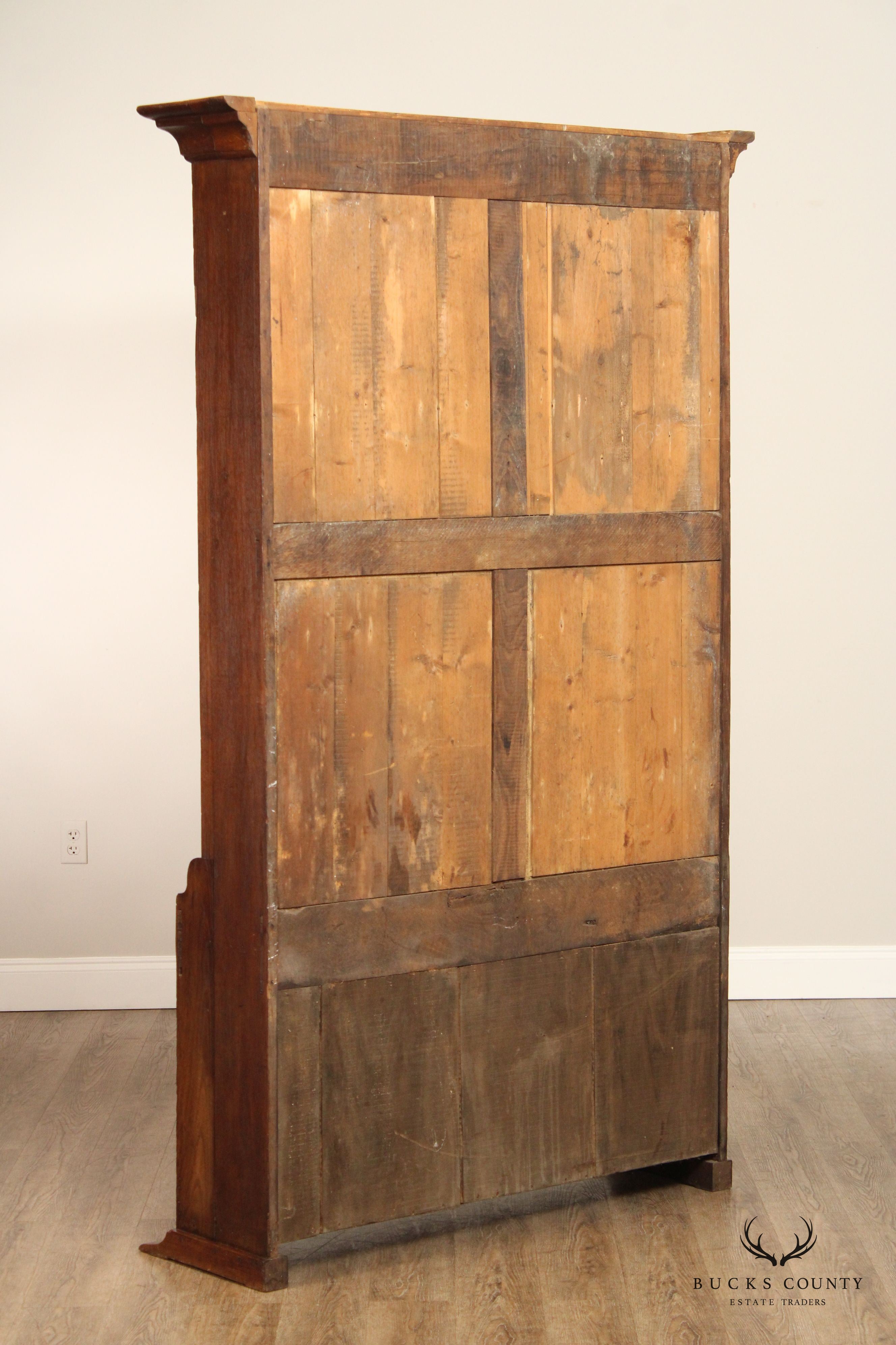 Antique French Country Vaisselier Tall Plate Rack