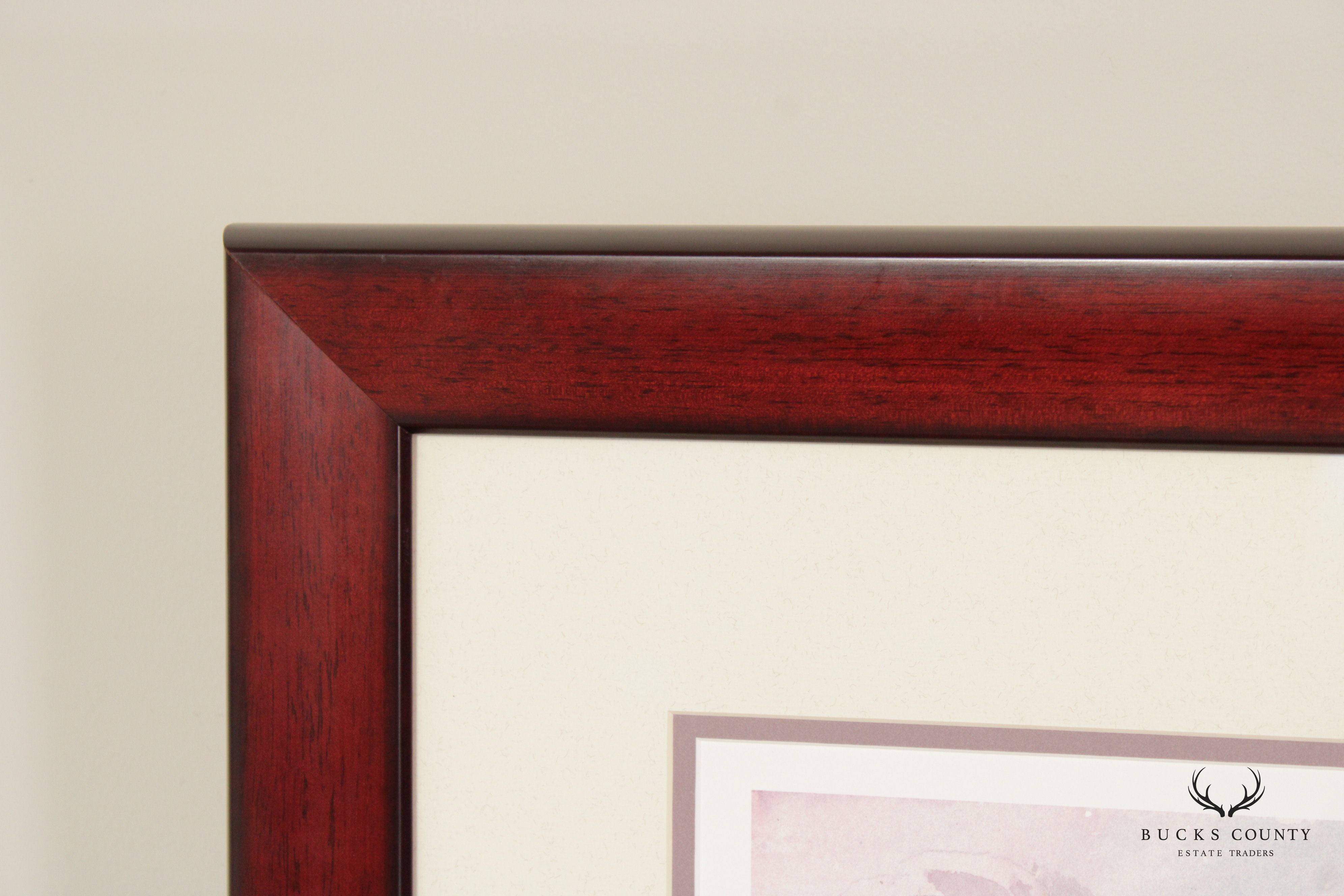 Ranulph Bye Bucks County Covered Bridge Watercolor Print