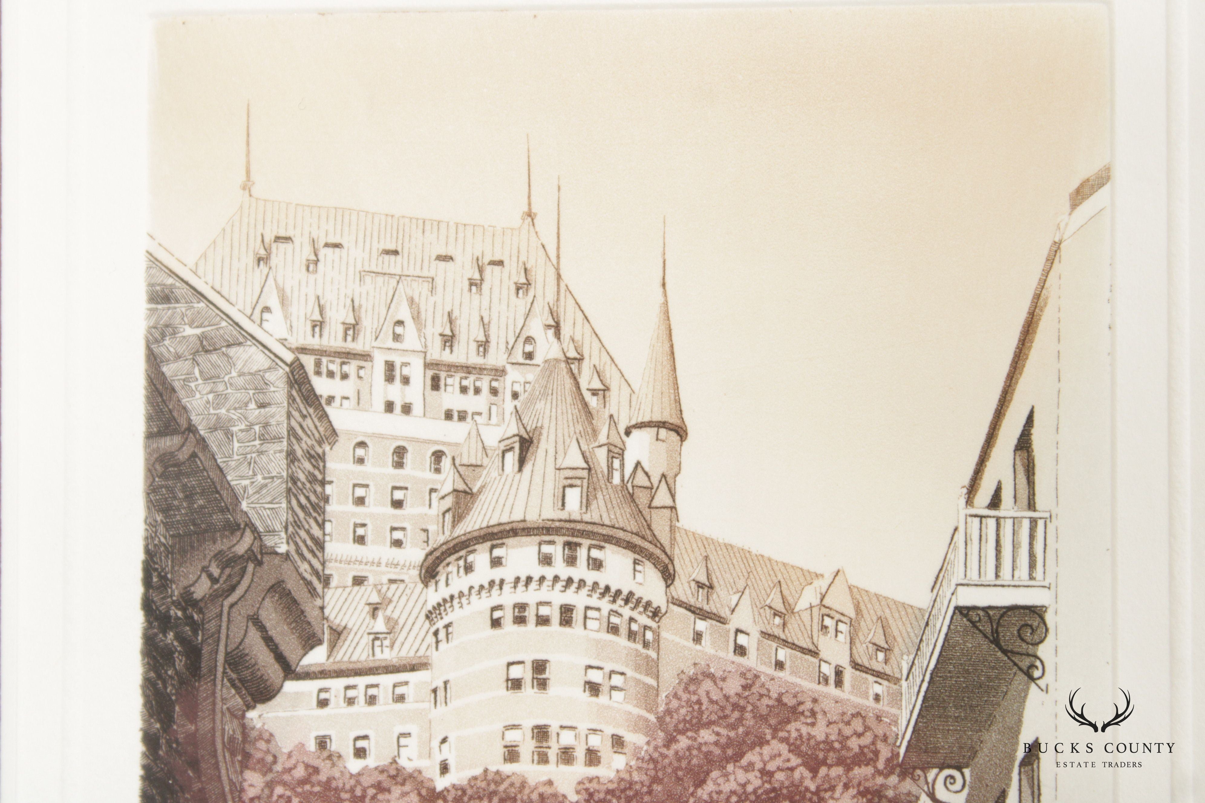 Jean Cencig 'Rue Du Cul-De-Sac' Framed Artist Proof Print