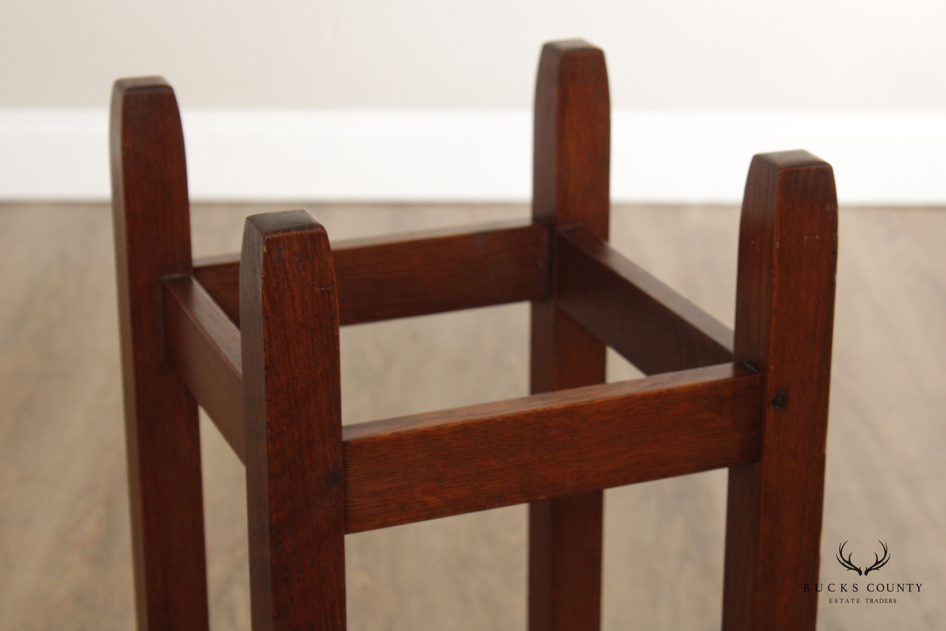 Custom Quality Mission Oak Umbrella Stand