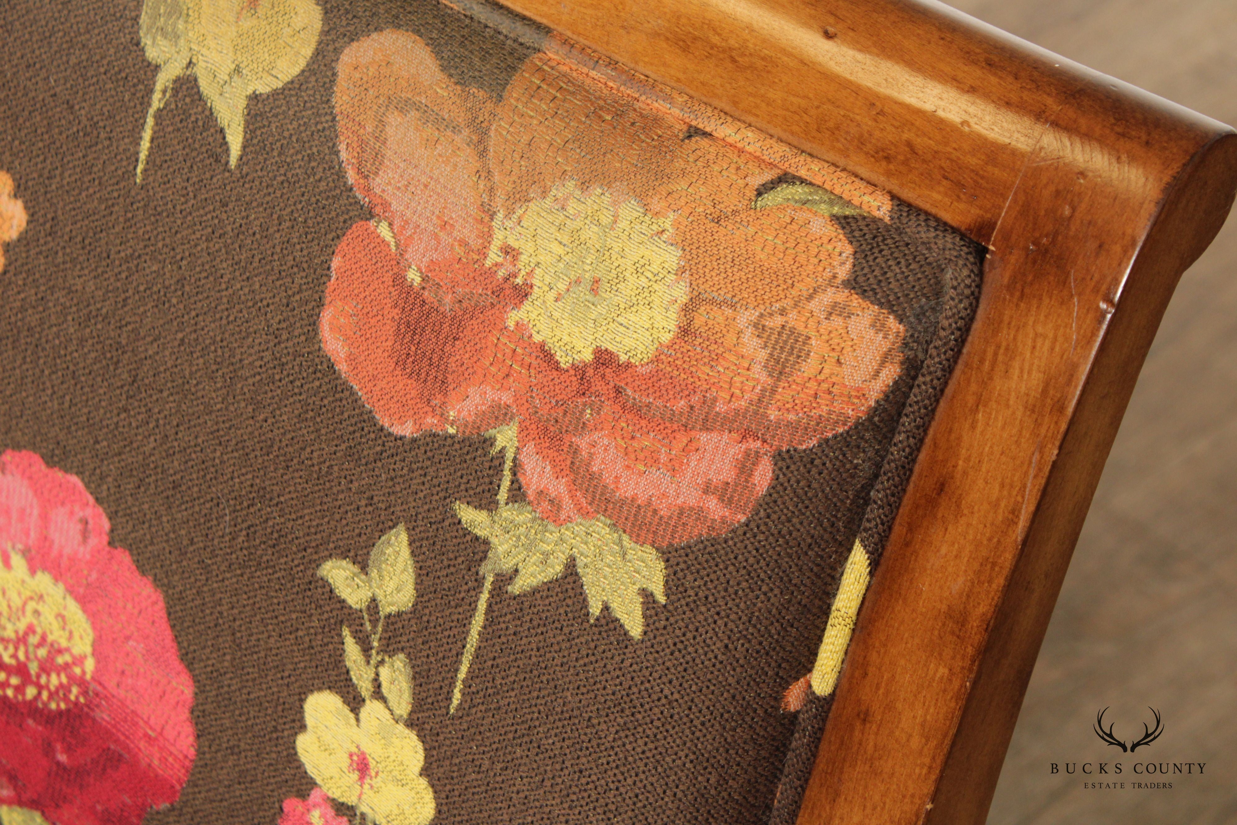 Wesley Hall Pair of Custom Upholstered Lounge Chairs