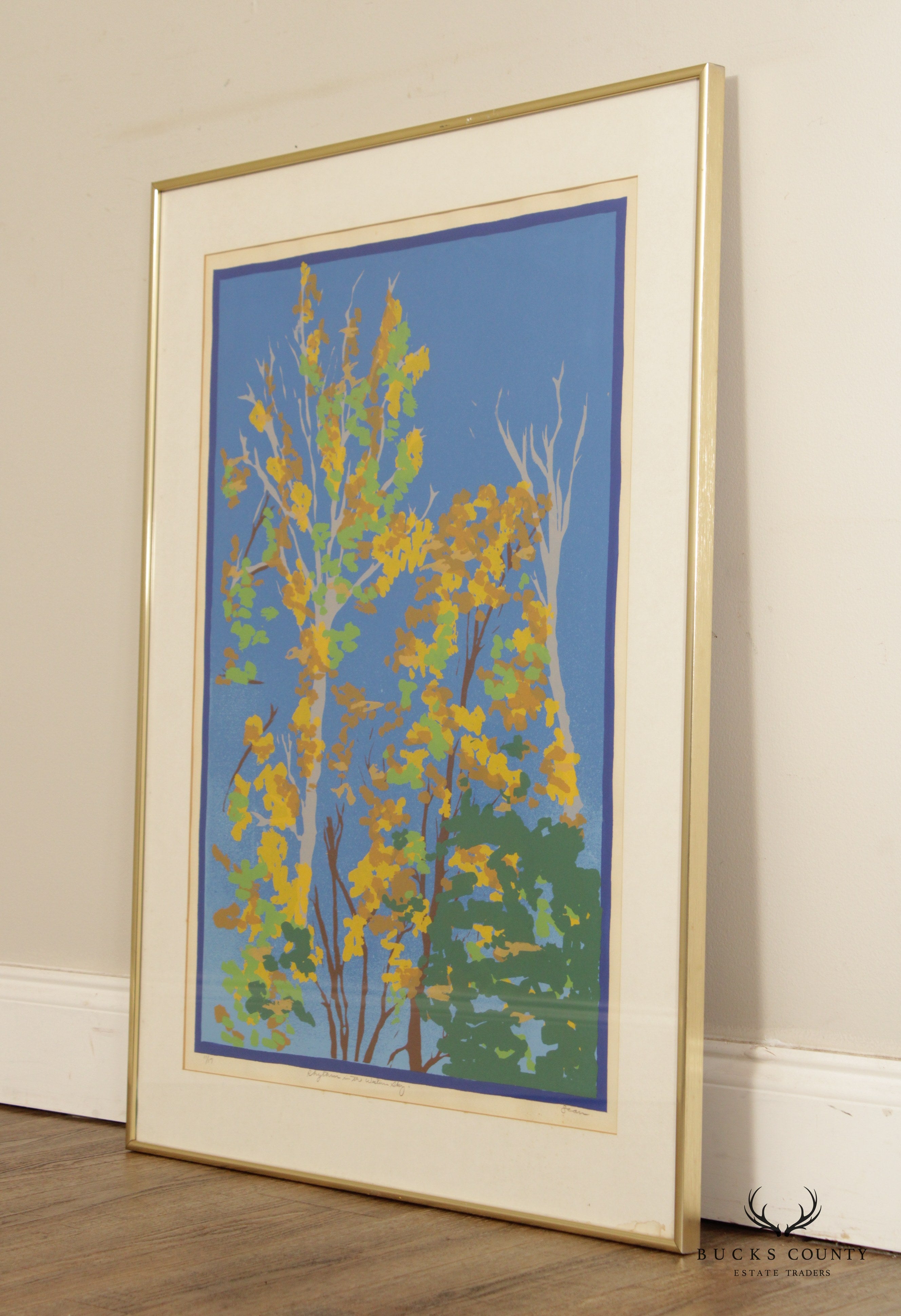 'Rhythm in the Western Sky' Fine Art Silkscreen Print, Signed