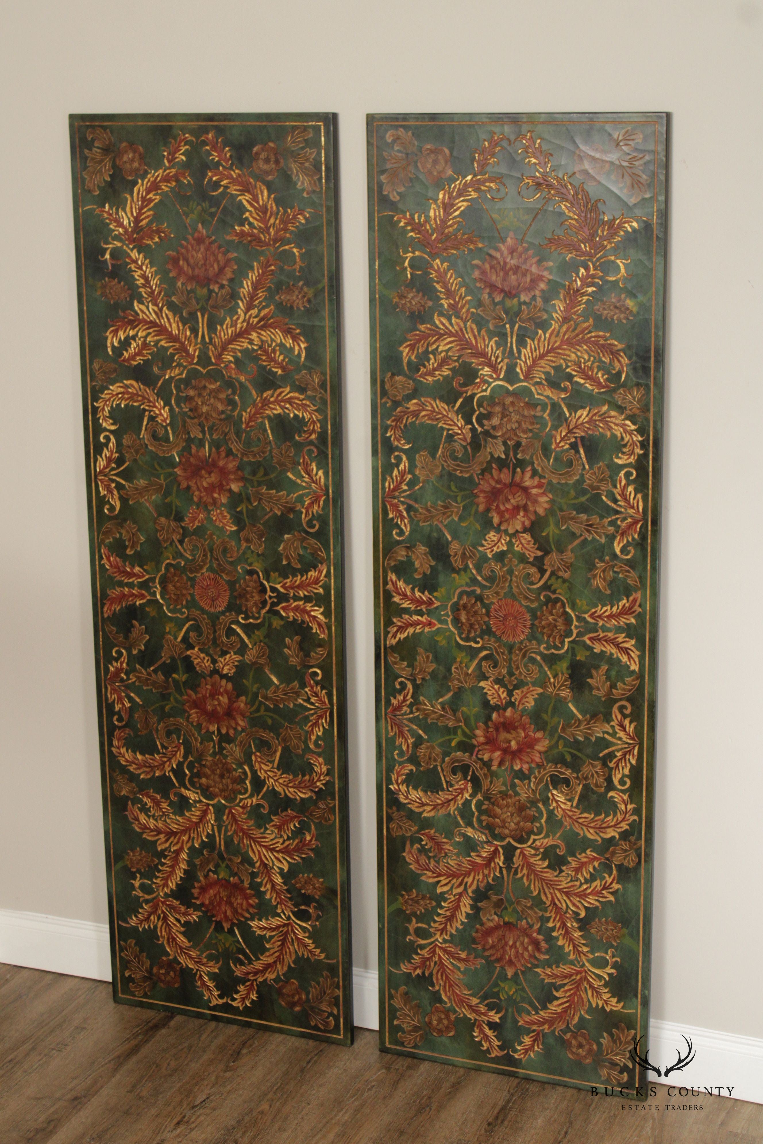 Sarreid Pair of Decorative Floral Wall Panels