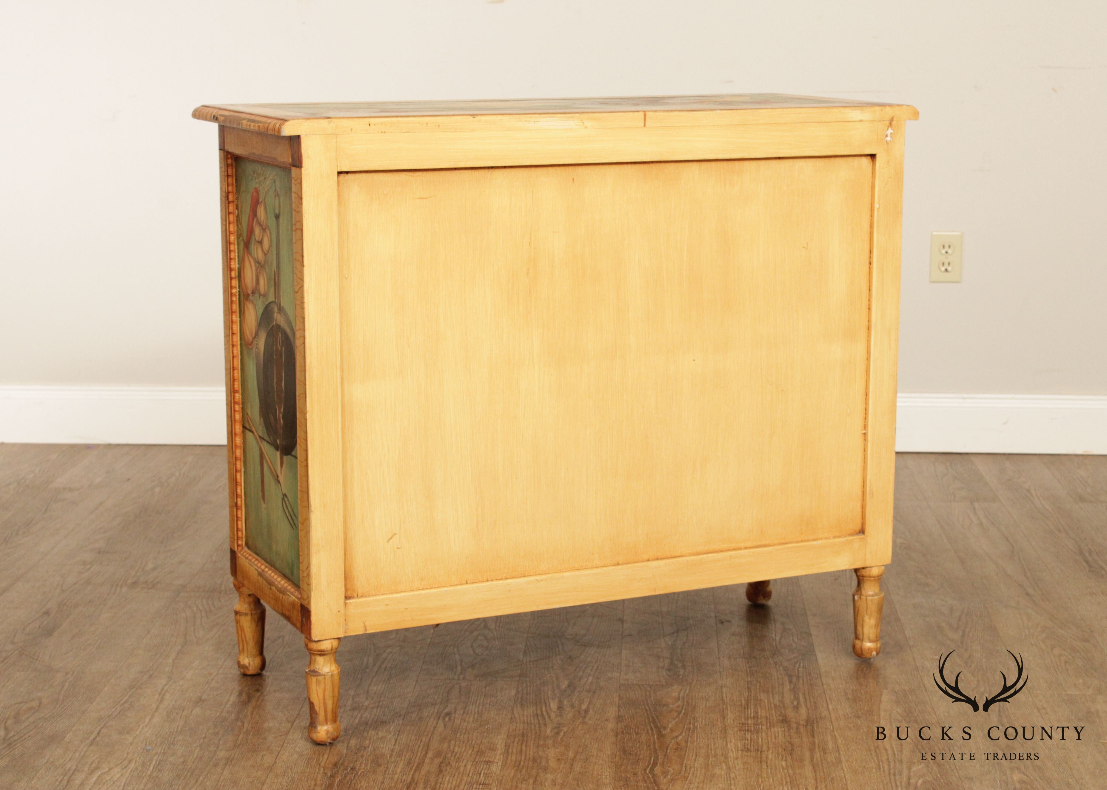 Country Style Hand Painted Cupboard