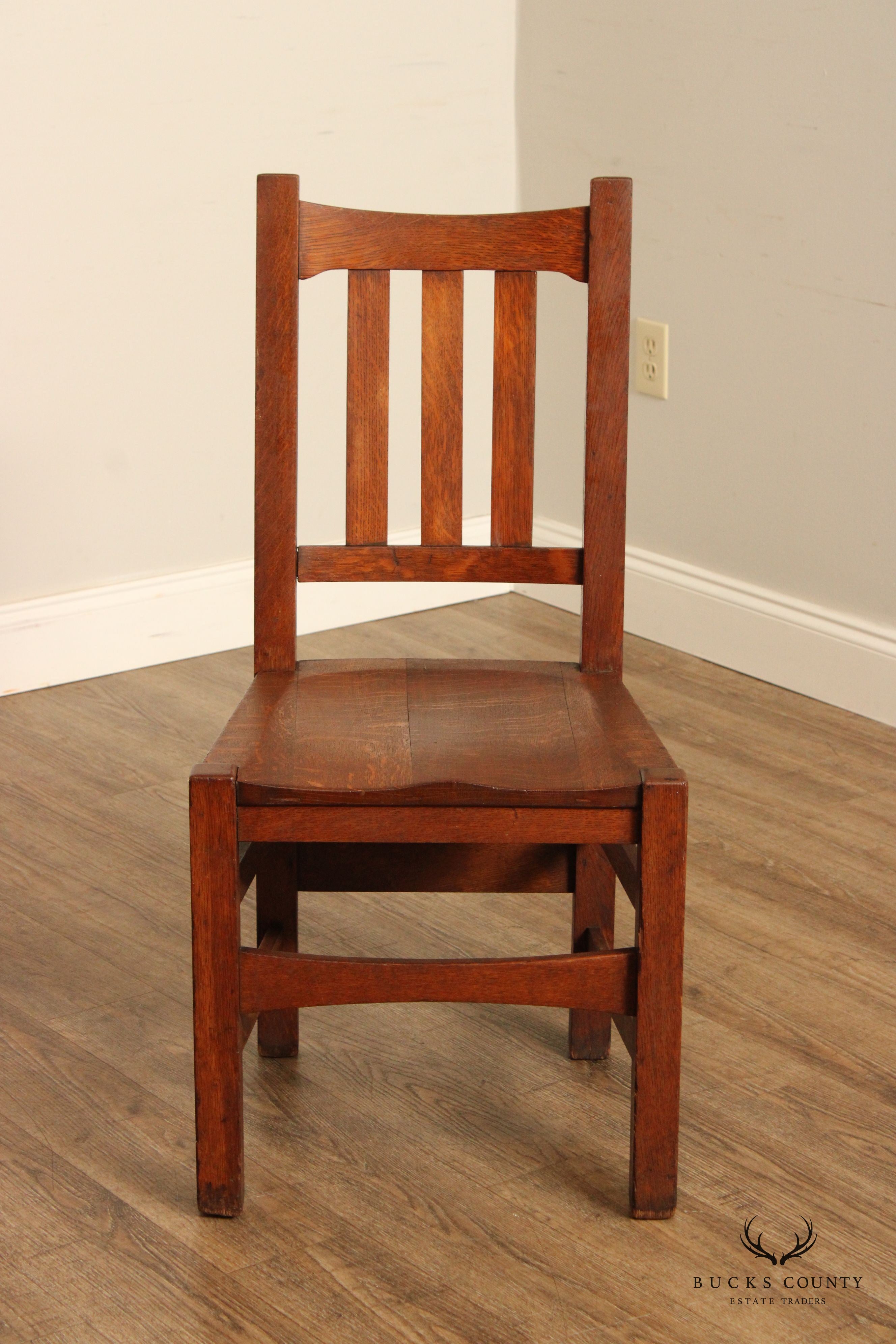 Stickley Brothers Quaint Furniture Mission Oak Side Chair