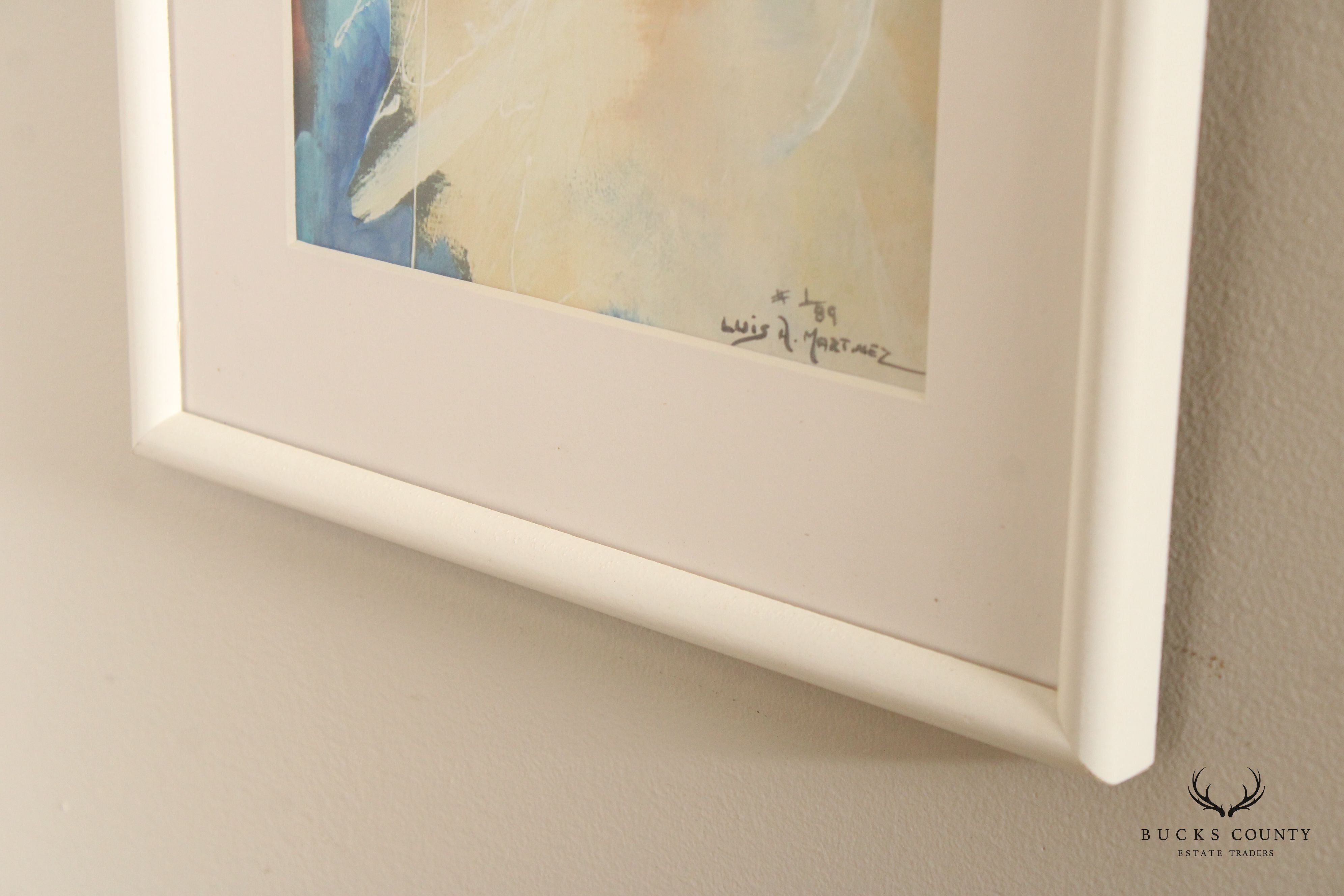 Luis Martinez Contemporary Abstract Framed Print