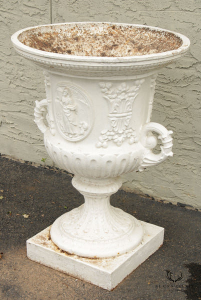 Large Antique Cast Iron Planter — The Garden Vault