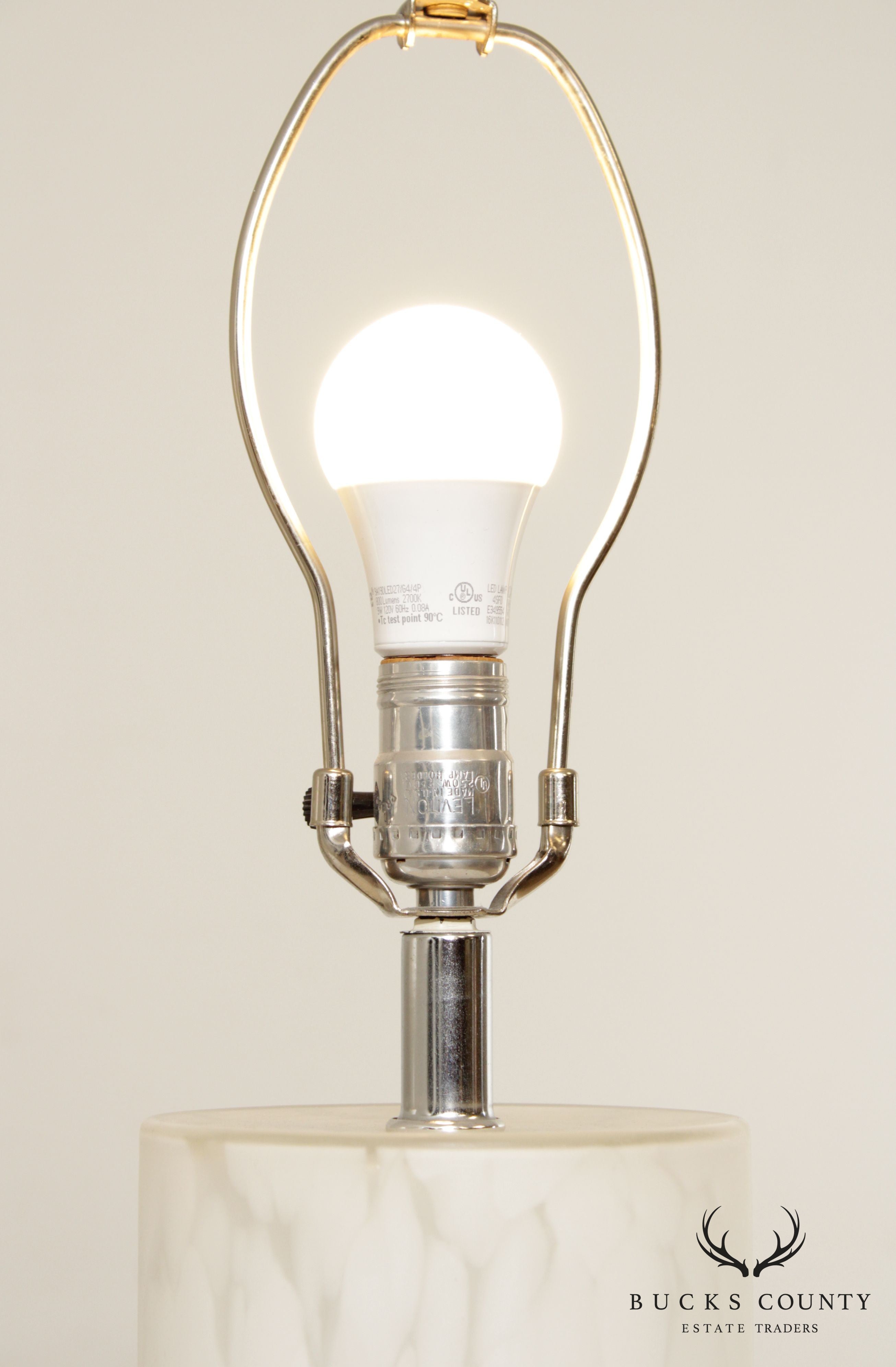Mid Century Modern Art Glass Table Lamps