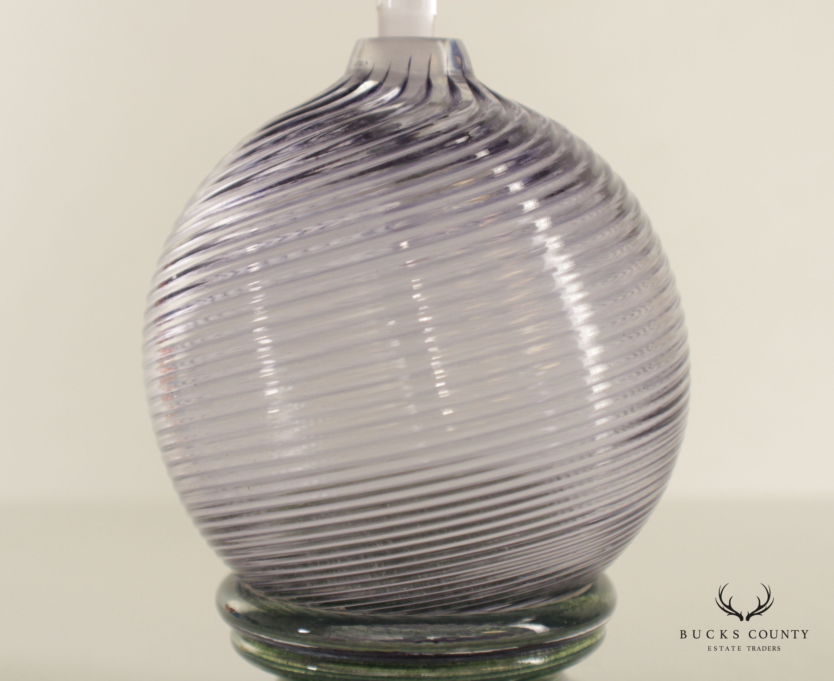 Hand Blown Art Glass Perfume Bottle
