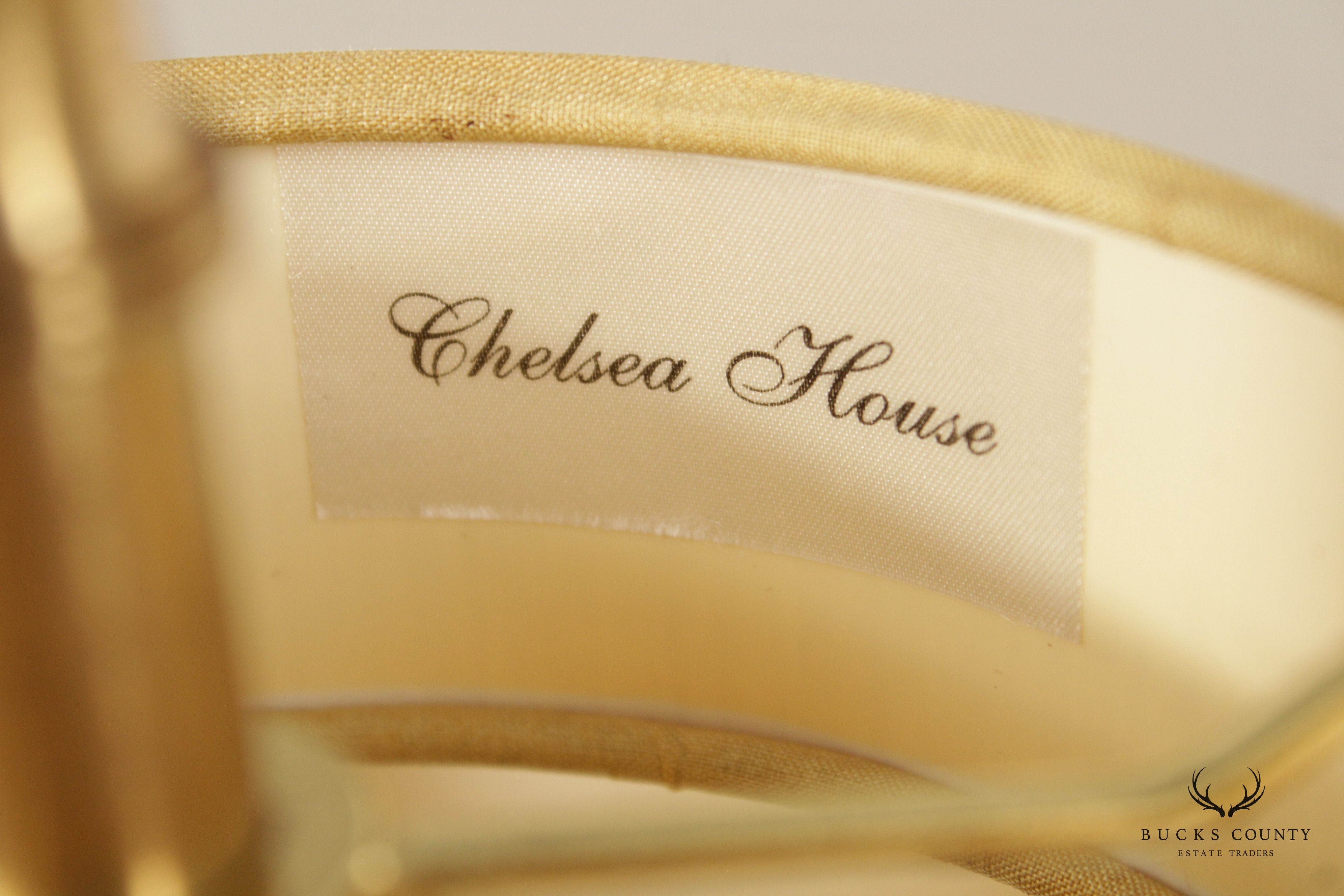 Chelsea House Modern Style Brass And Onyx Table Lamp