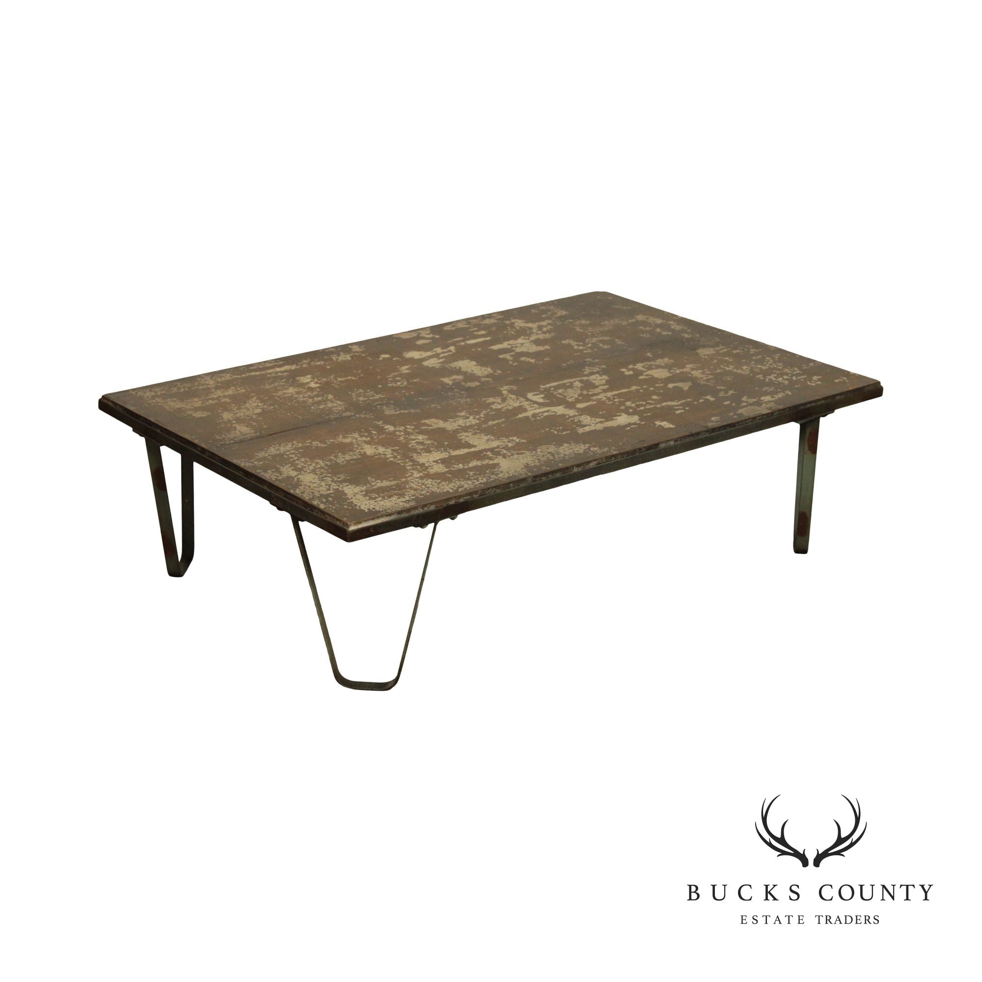 Industrial Style Reclaimed Wood Coffee Table