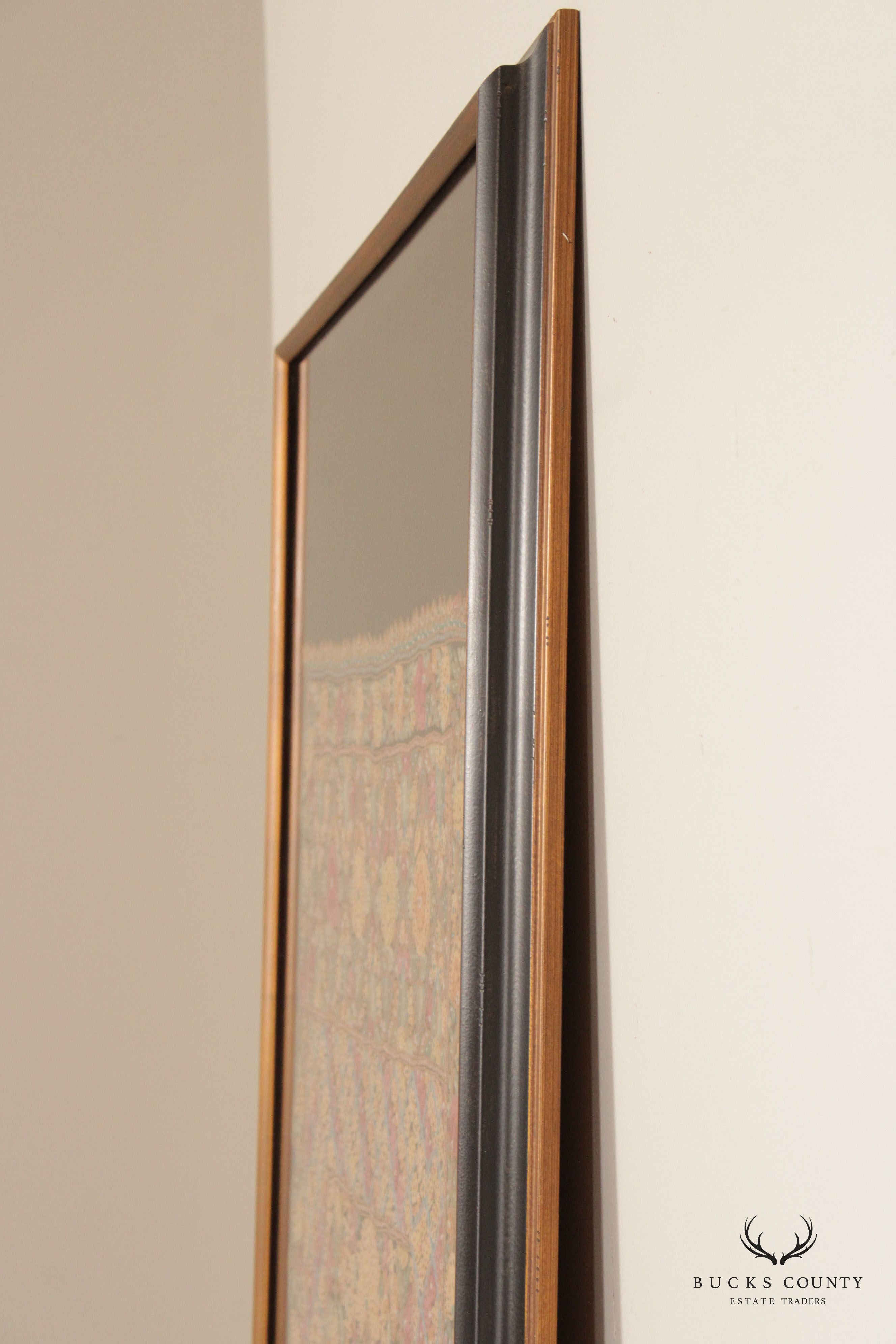 Kashmiri Style Hand Embroidered Crewel Framed Textile