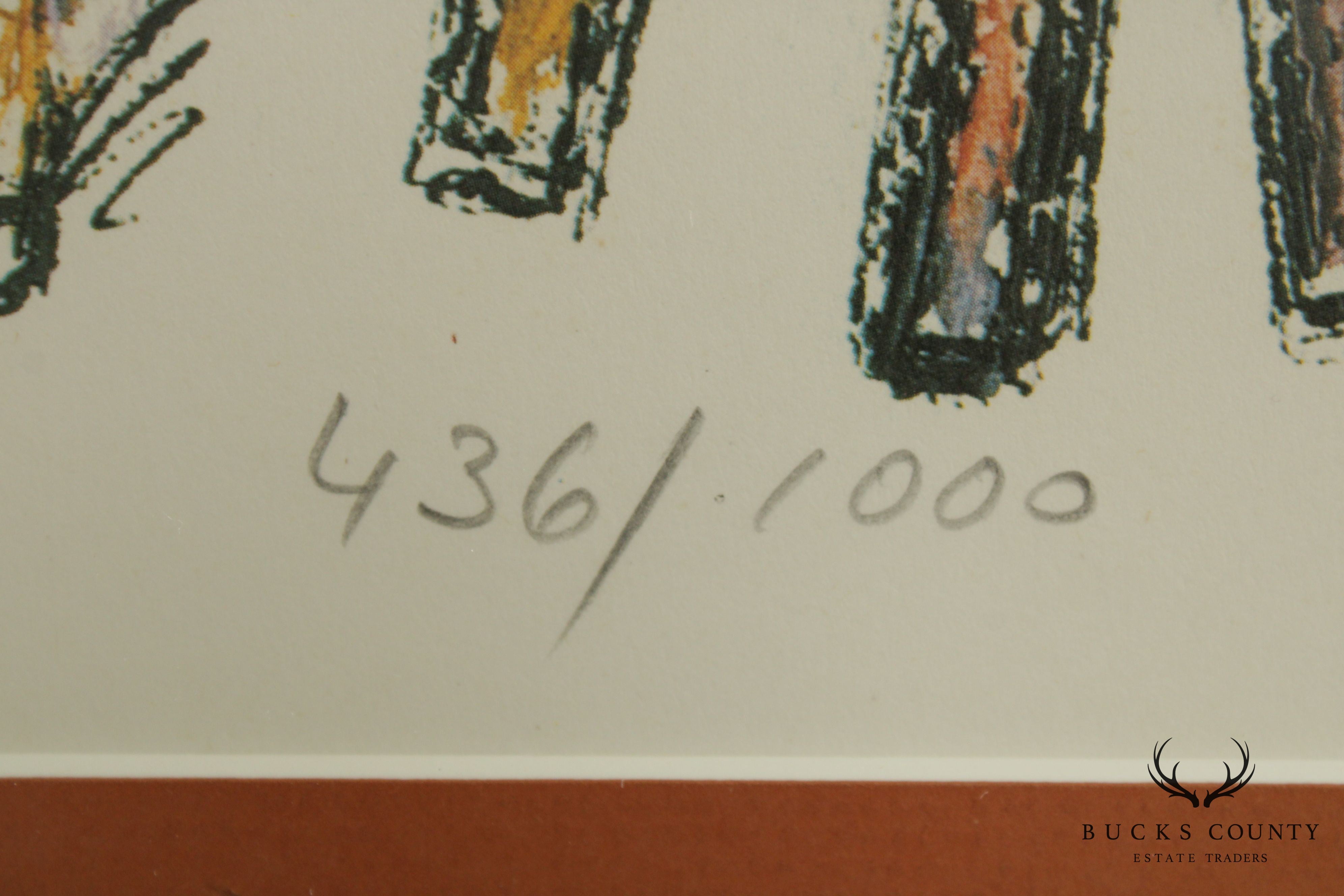 Jovan Obican Framed Lithograph Art Print