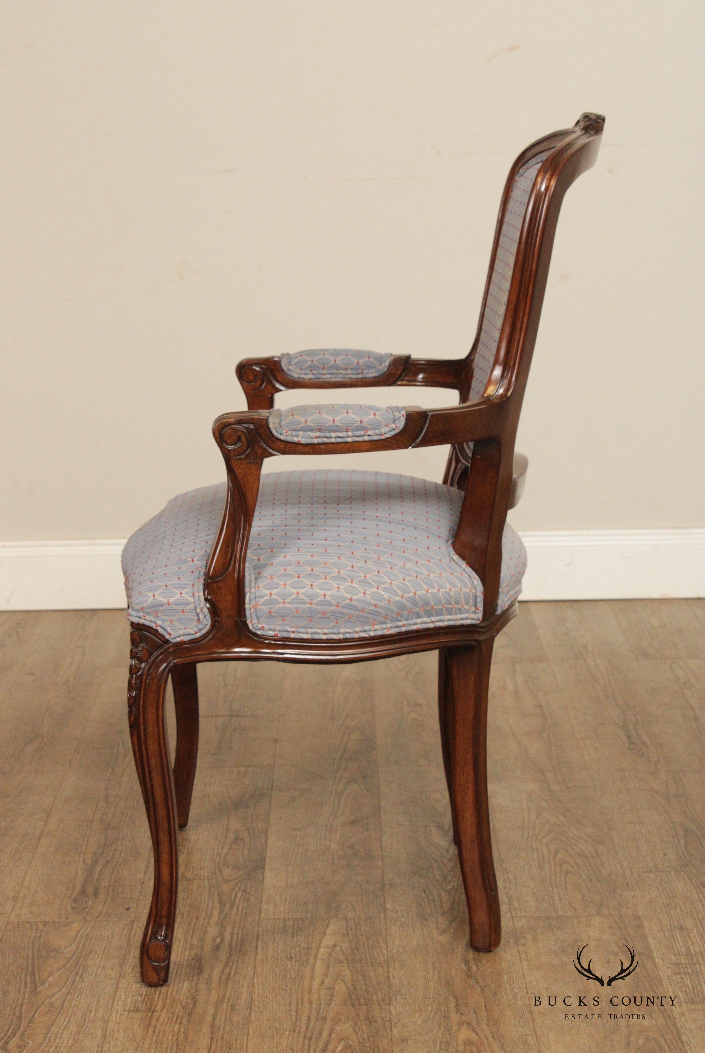 French Louis XV Style Fauteuil Armchair
