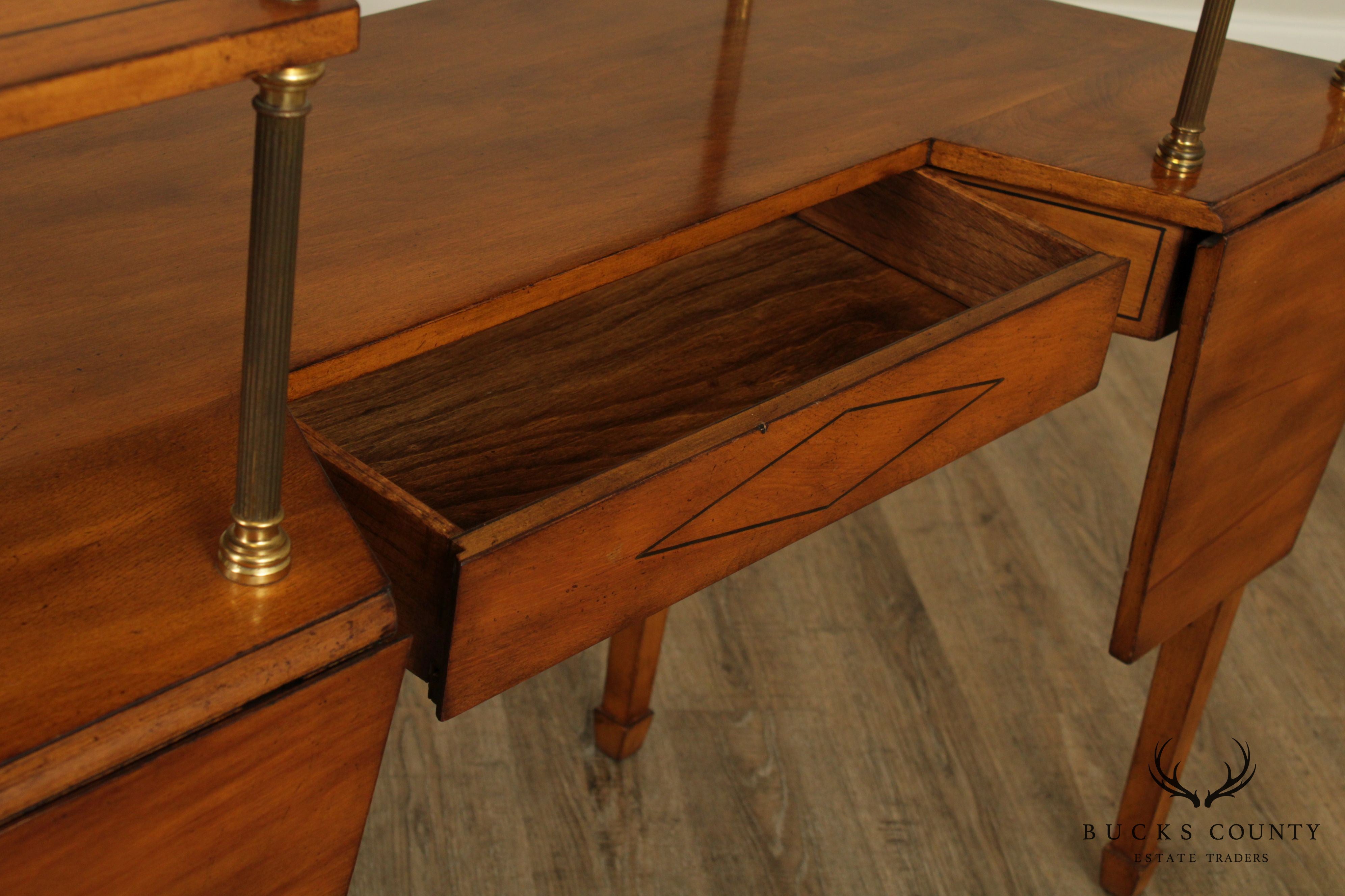 Mid Century Neo-Classical Style 2 Tier Custom Quality Server