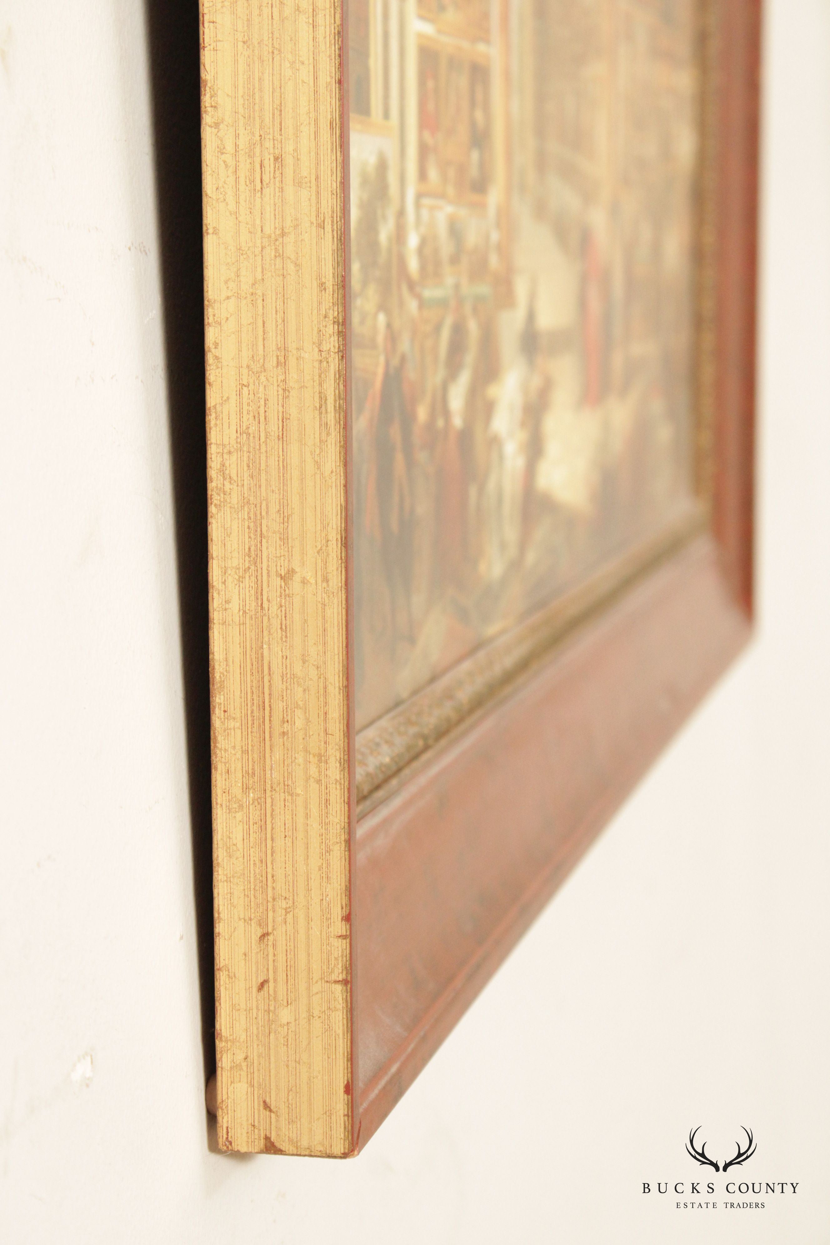 Italian 'Interior of Picture Gallery' Art Print, After Giovanni Paolo Panini