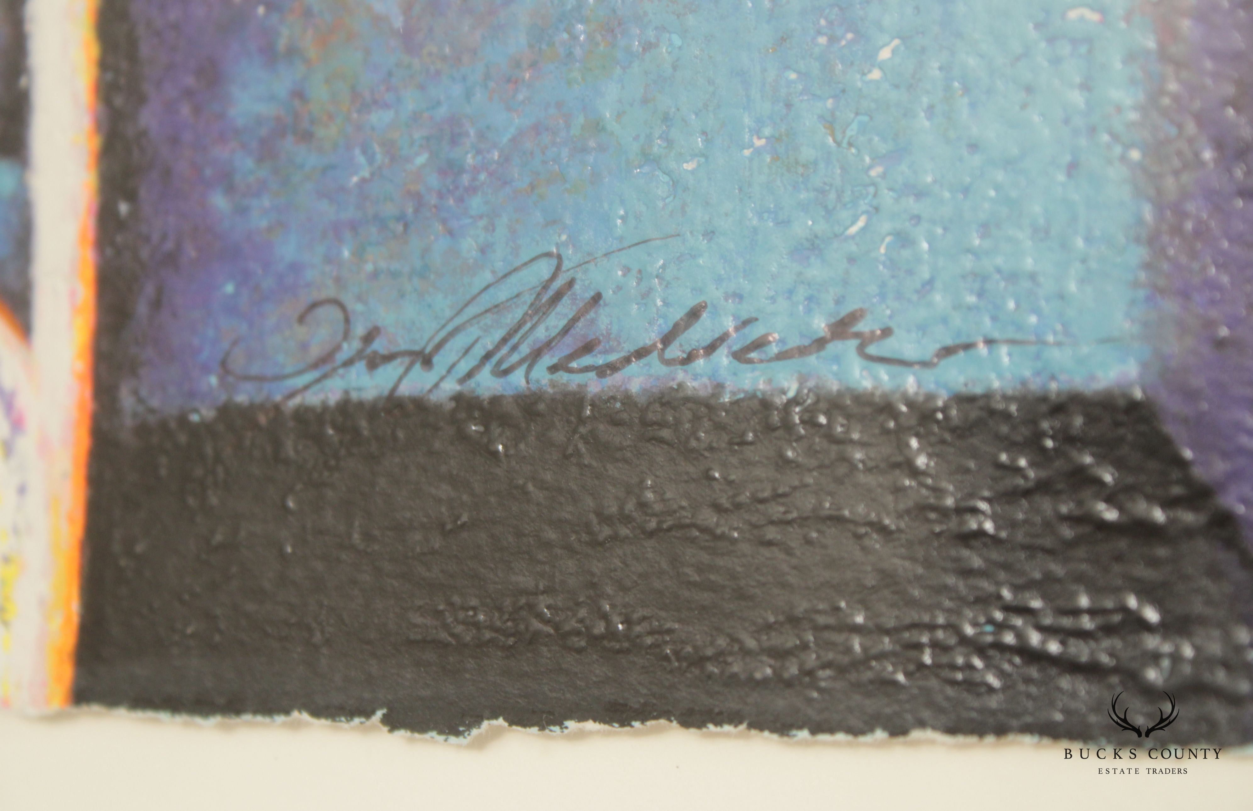 Igor Medvedev 'Byzantium' Serigraph Print, Custom Framed